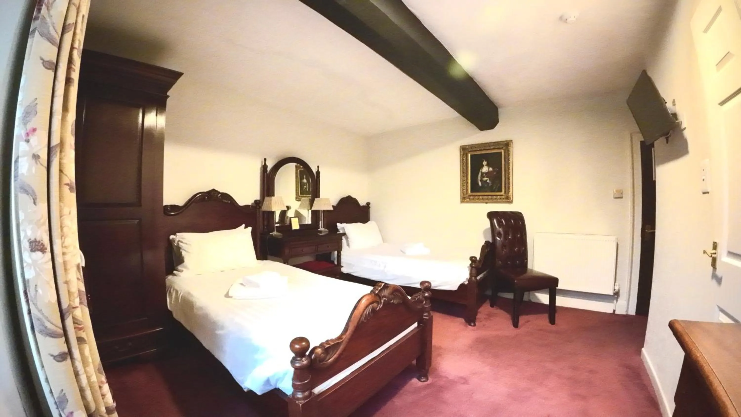 Bed in The Old Manor House Hotel