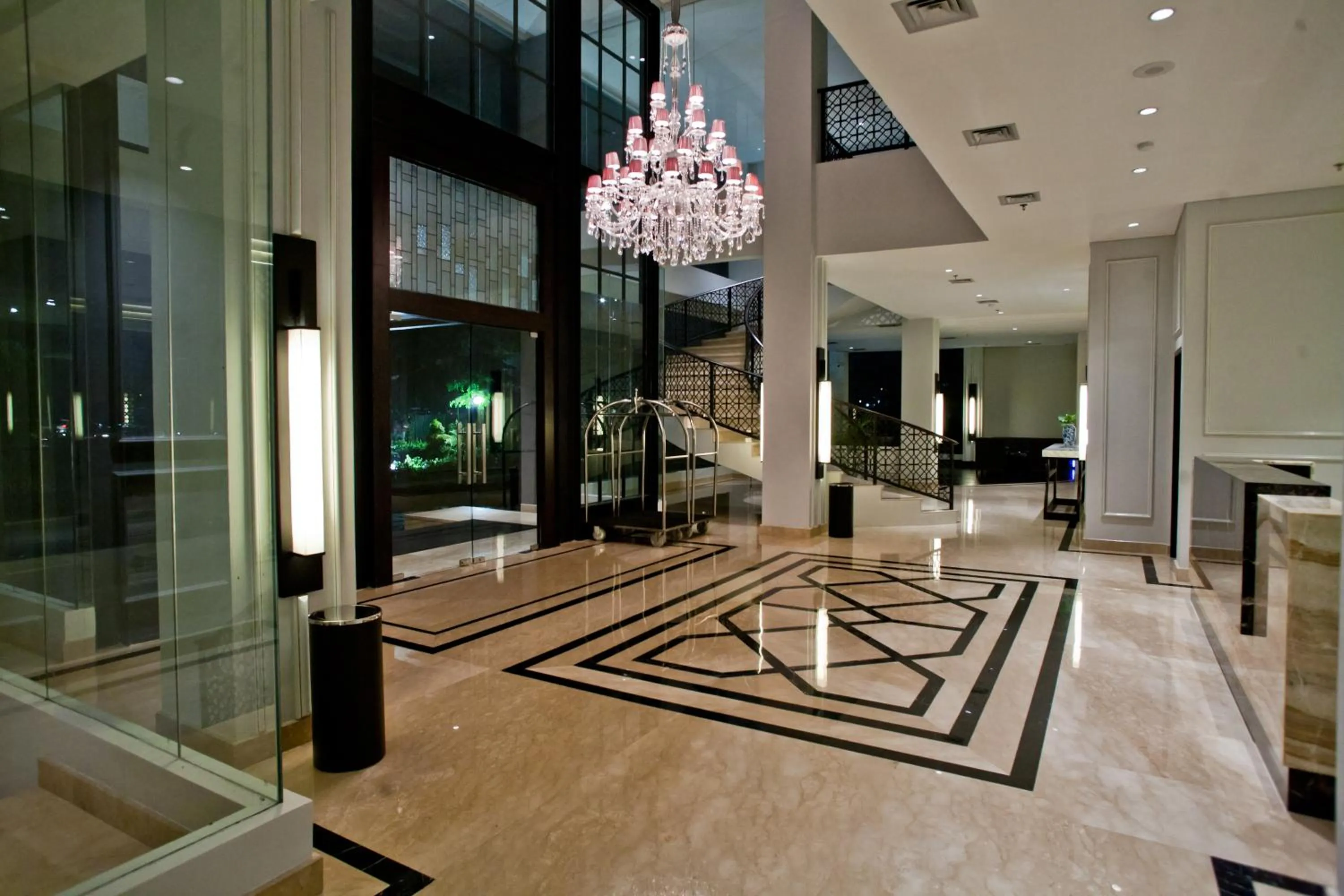 Lobby or reception in Samala Hotel Jakarta Cengkareng