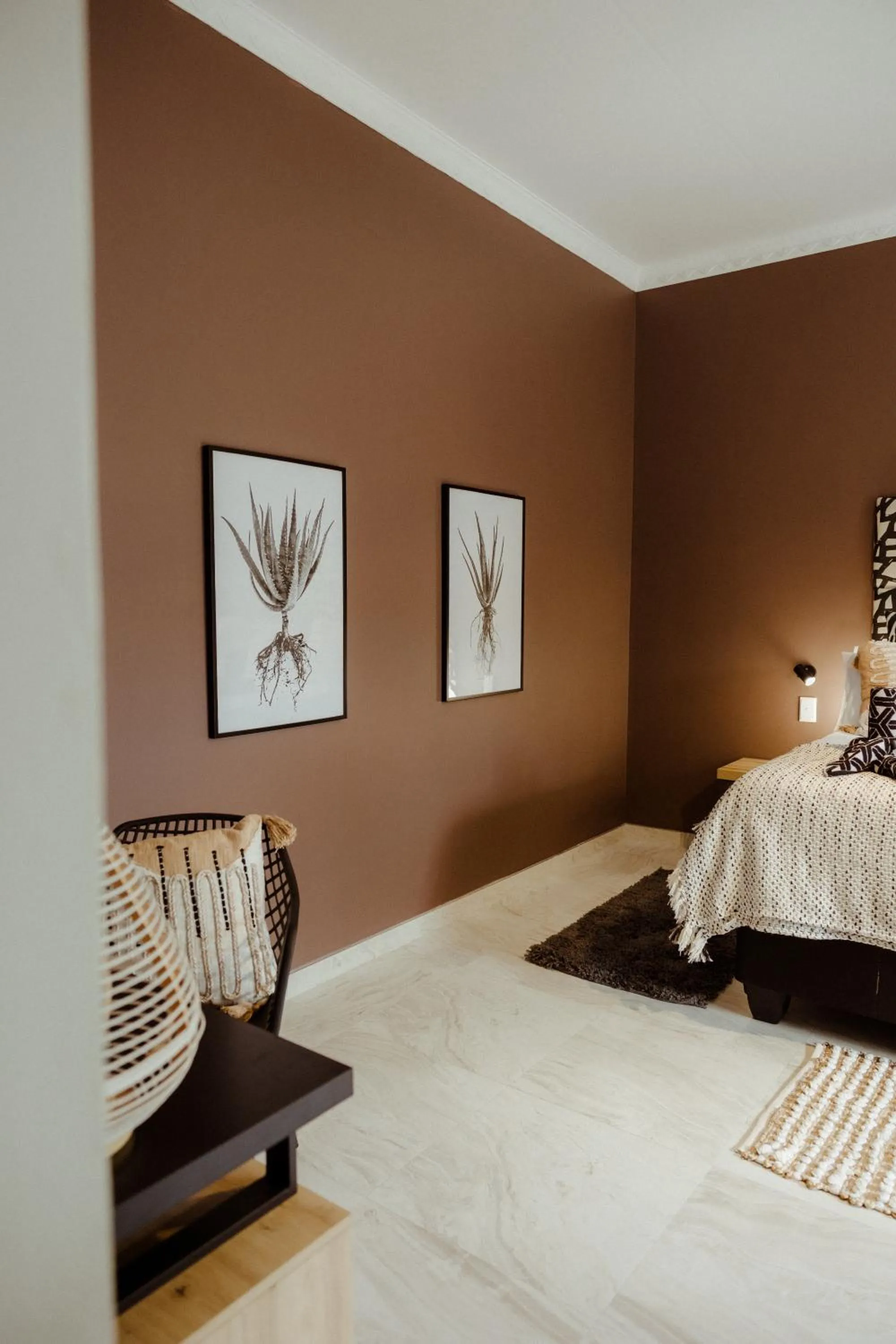 Bed in Out of Africa Town Lodge