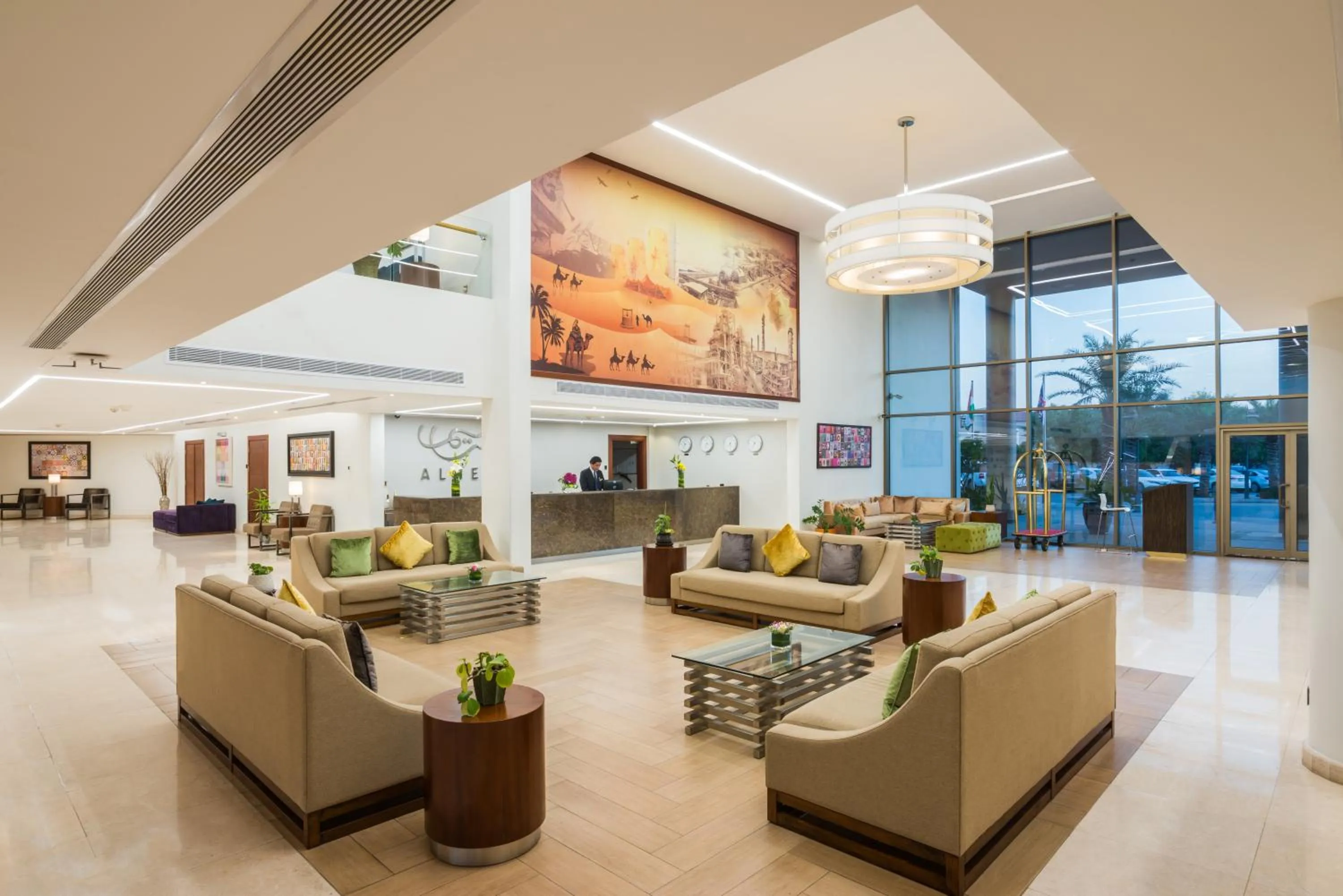 Lobby or reception in Alreem Village Hotel