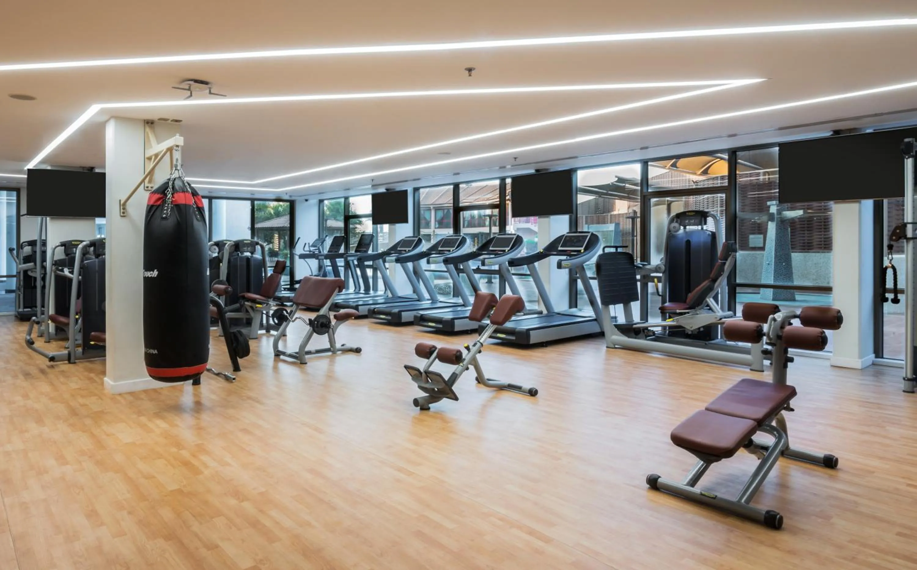 Fitness centre/facilities in Alreem Village Hotel