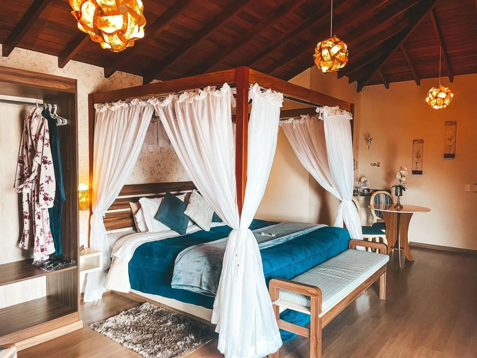 Bed in Pousada Colina das Andorinhas