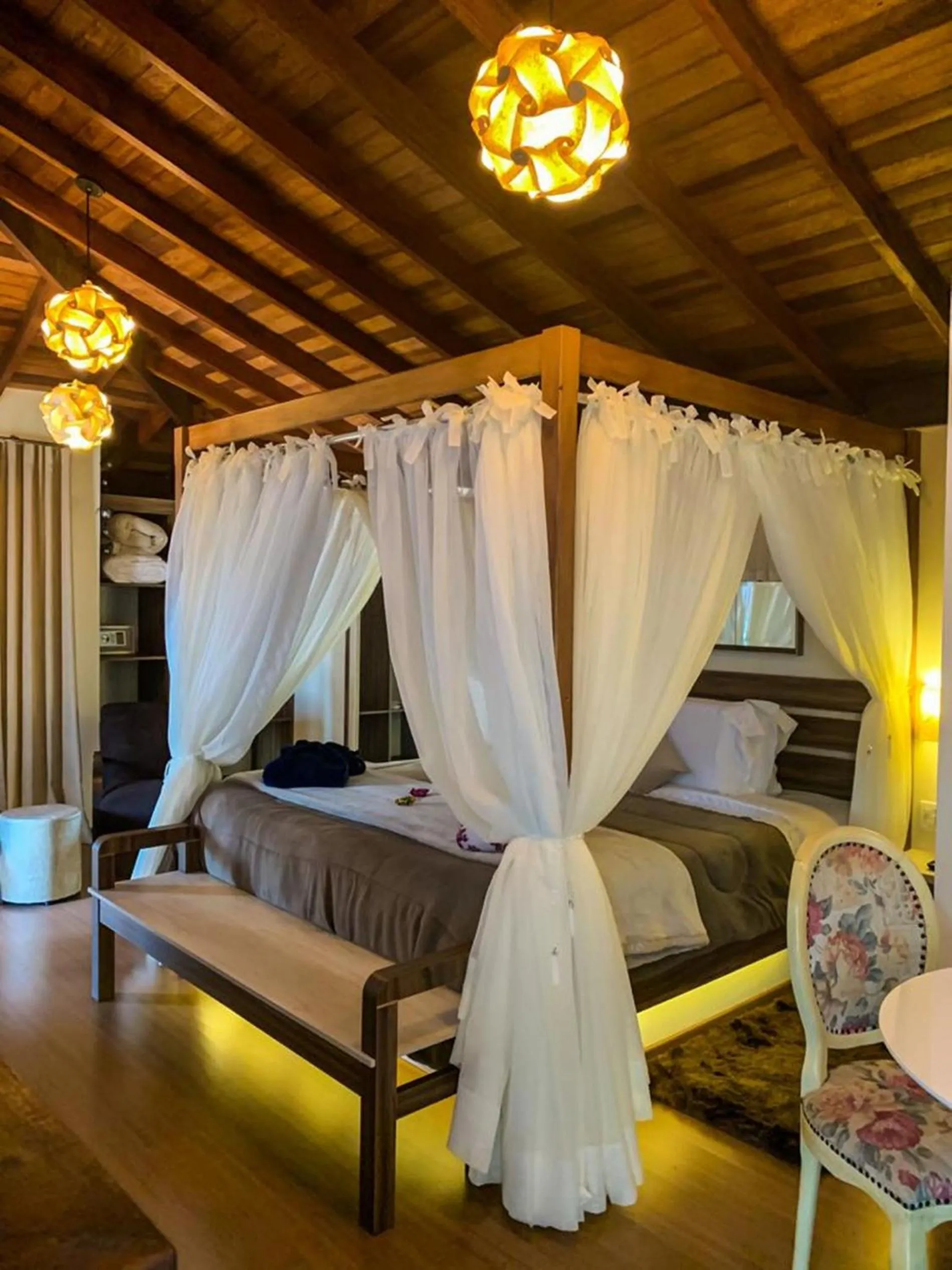 Bed in Pousada Colina das Andorinhas