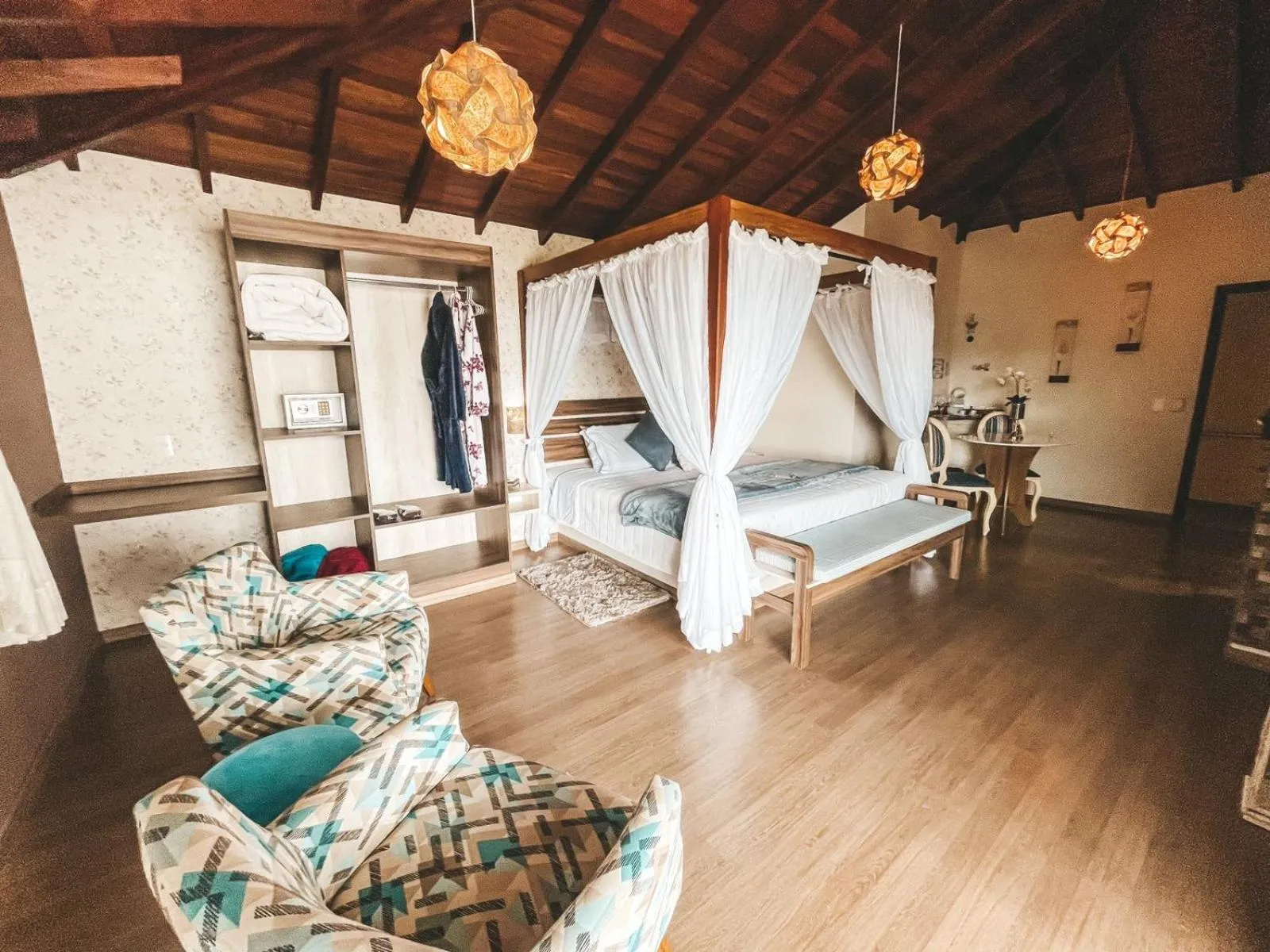 Bed in Pousada Colina das Andorinhas