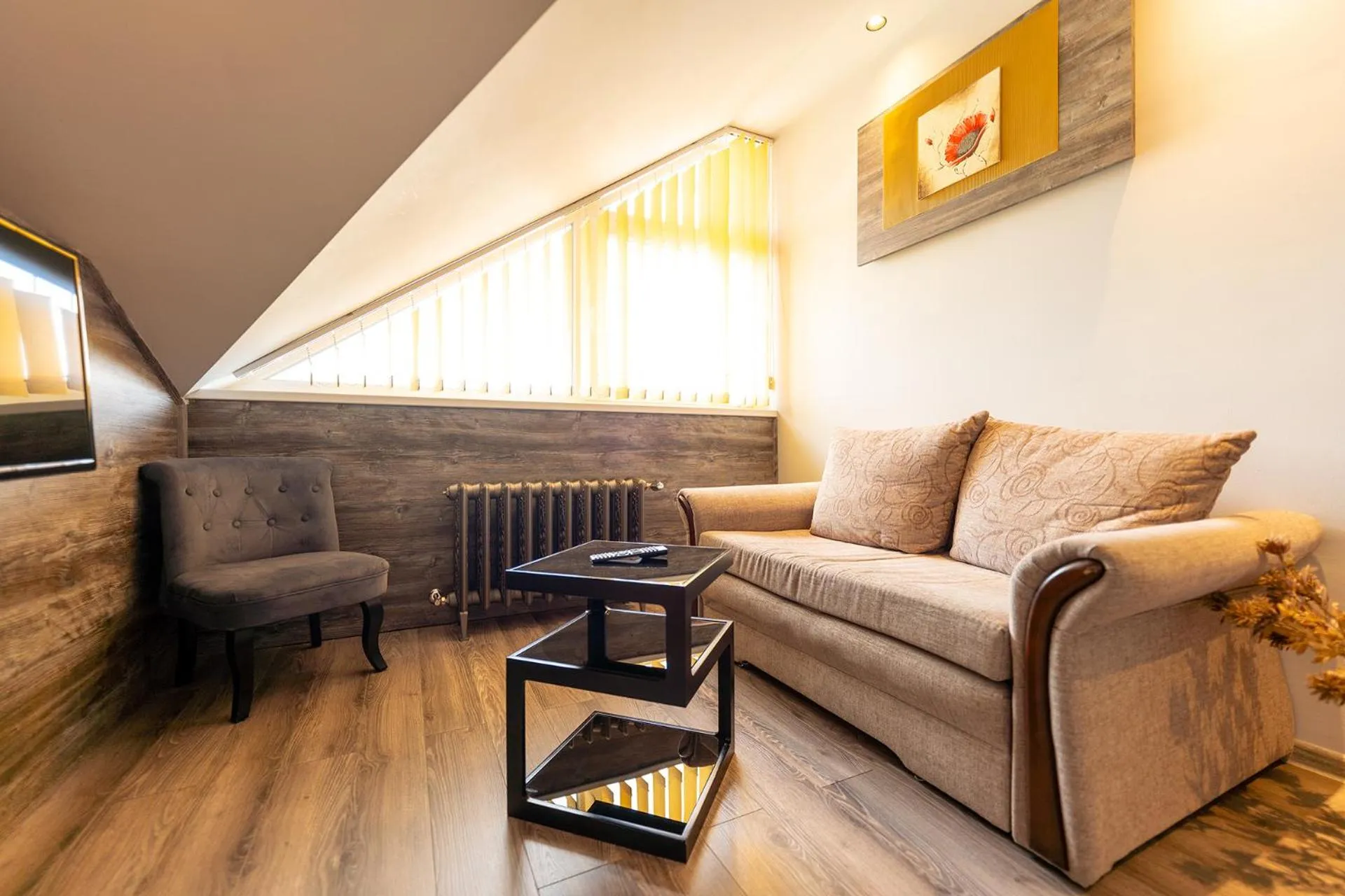 Seating area in Padre Boutique Hotel