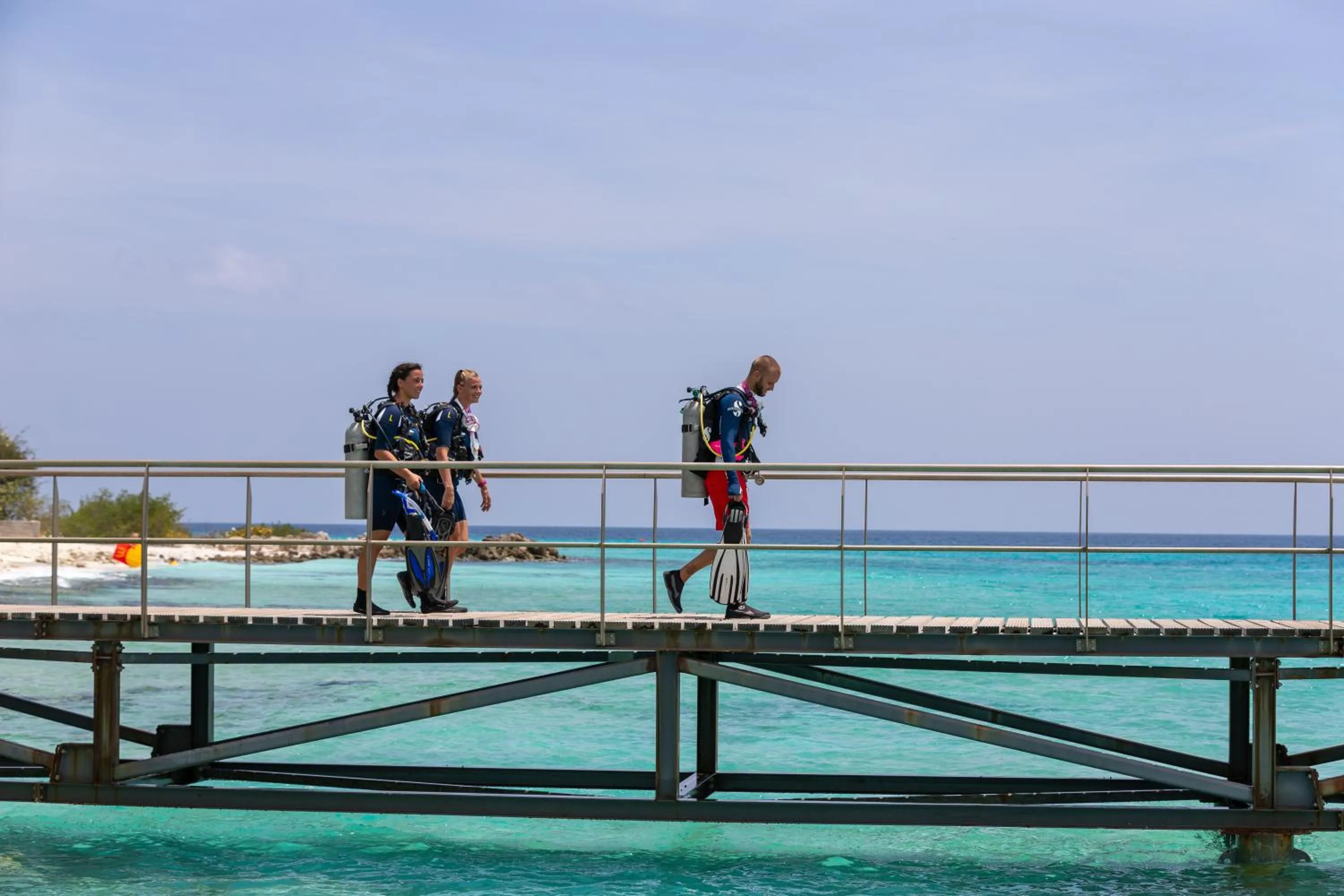 Diving in Delfins Beach Resort Bonaire, Tapestry Collection by Hilton