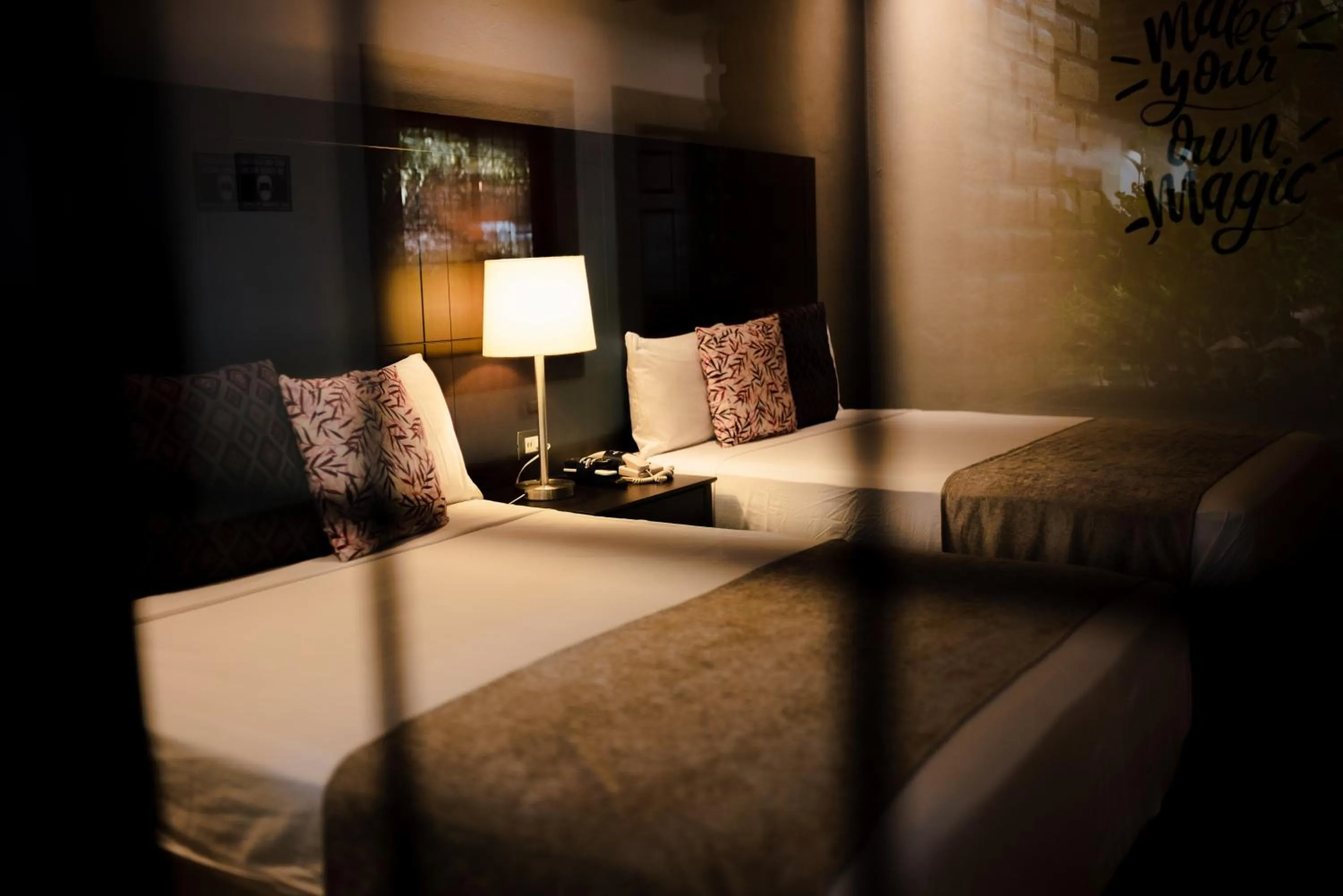 Bed in Punto Madero Hotel & Plaza