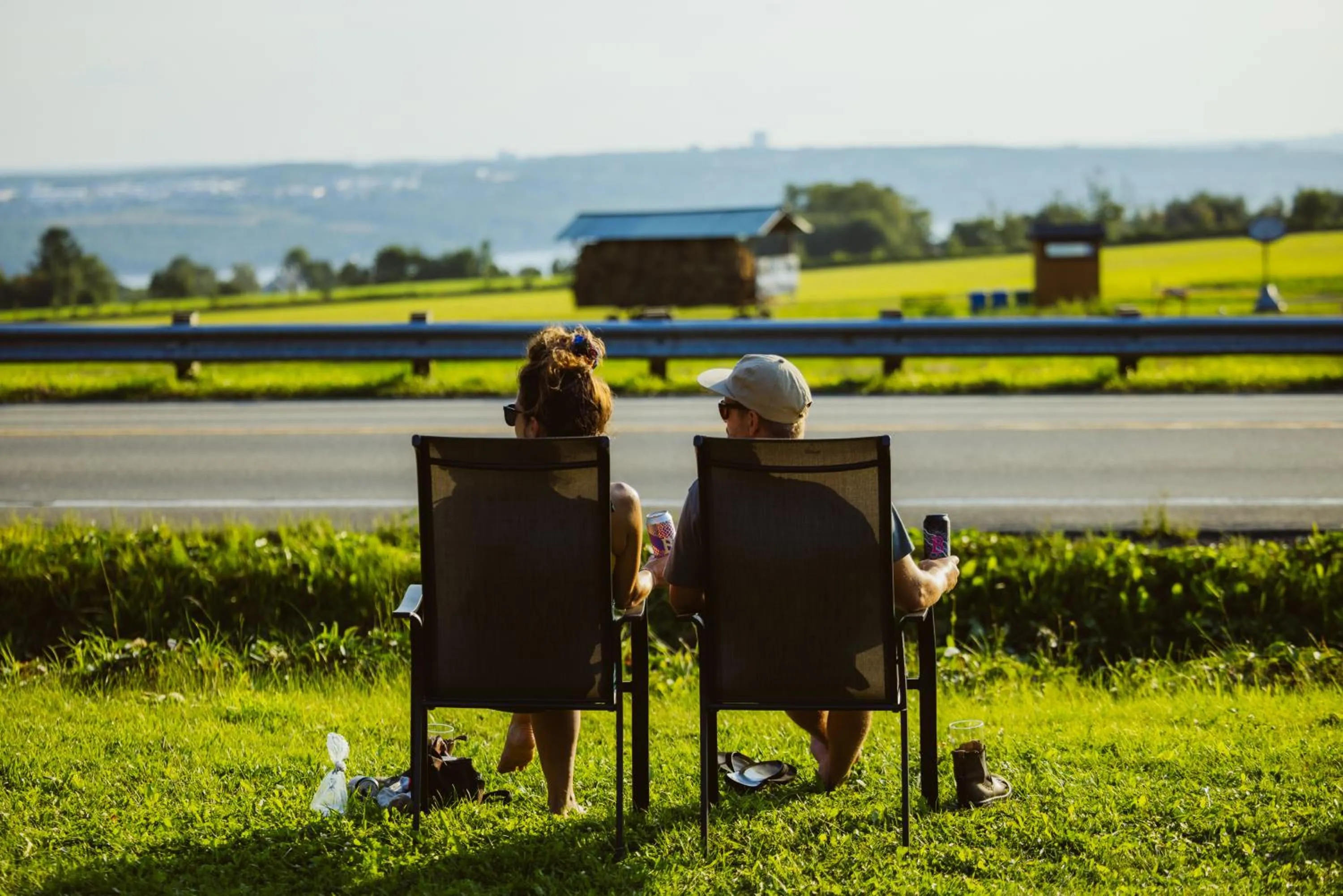 People in Motel Ile d'Orleans