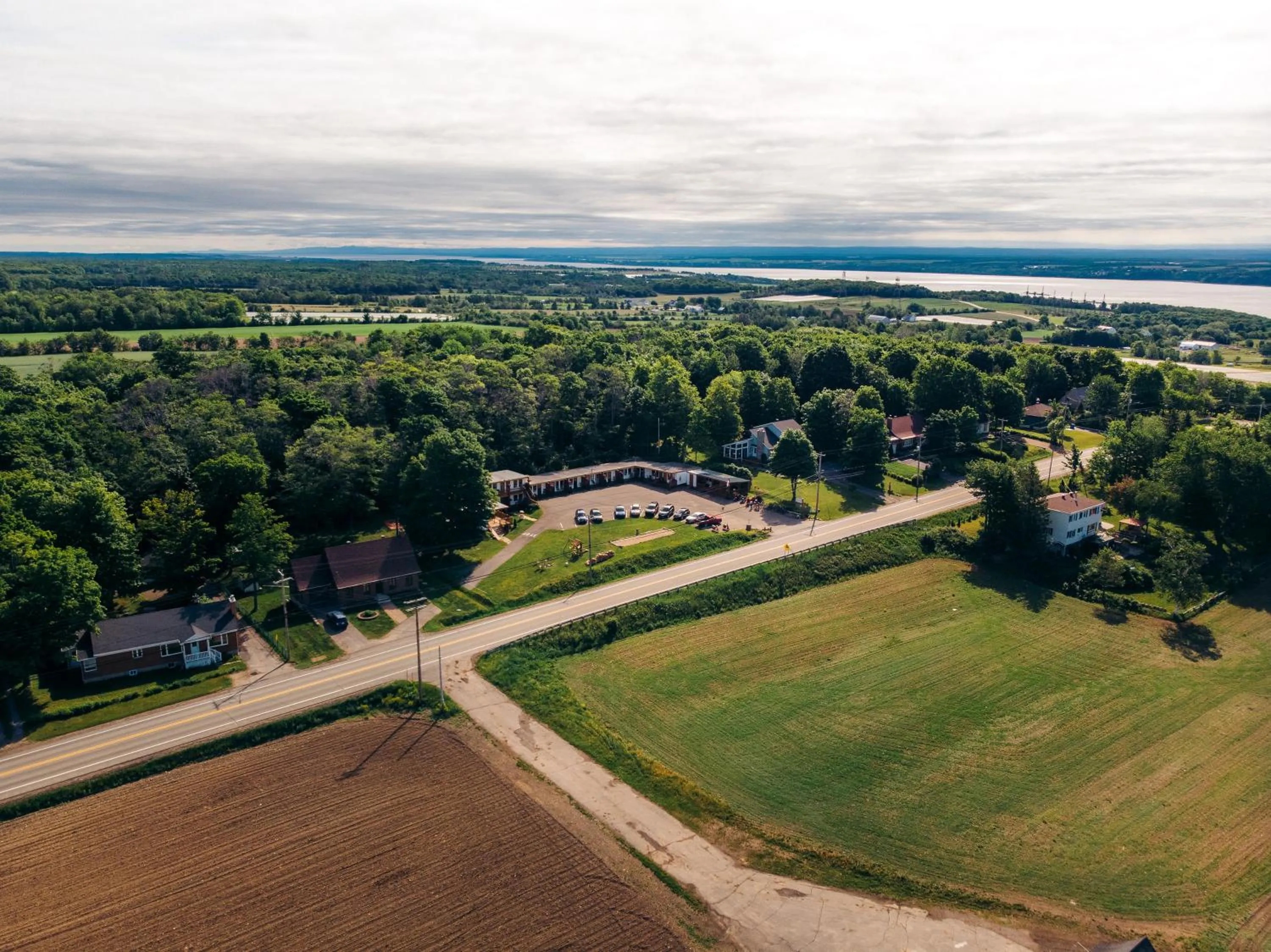 Bird's eye view in Motel Ile d'Orleans