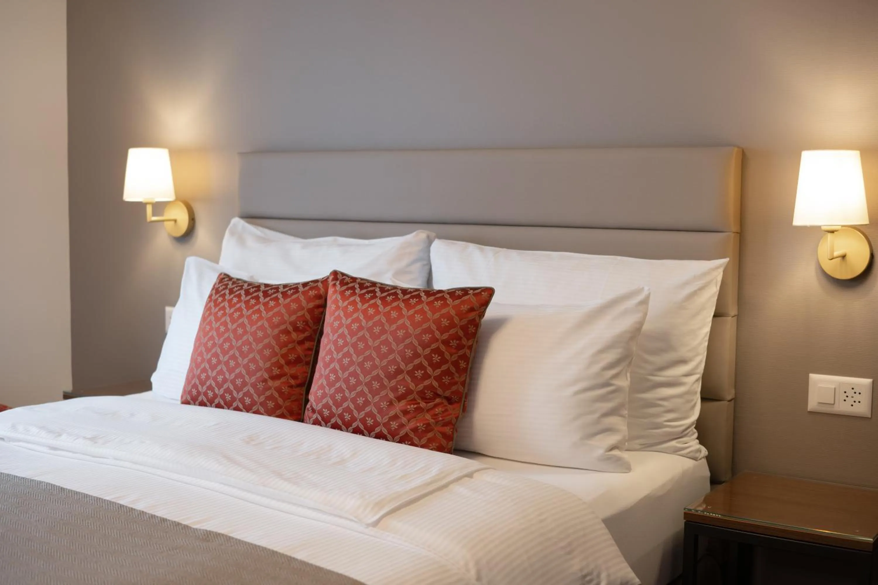 Bed in Hotel Des Alpes