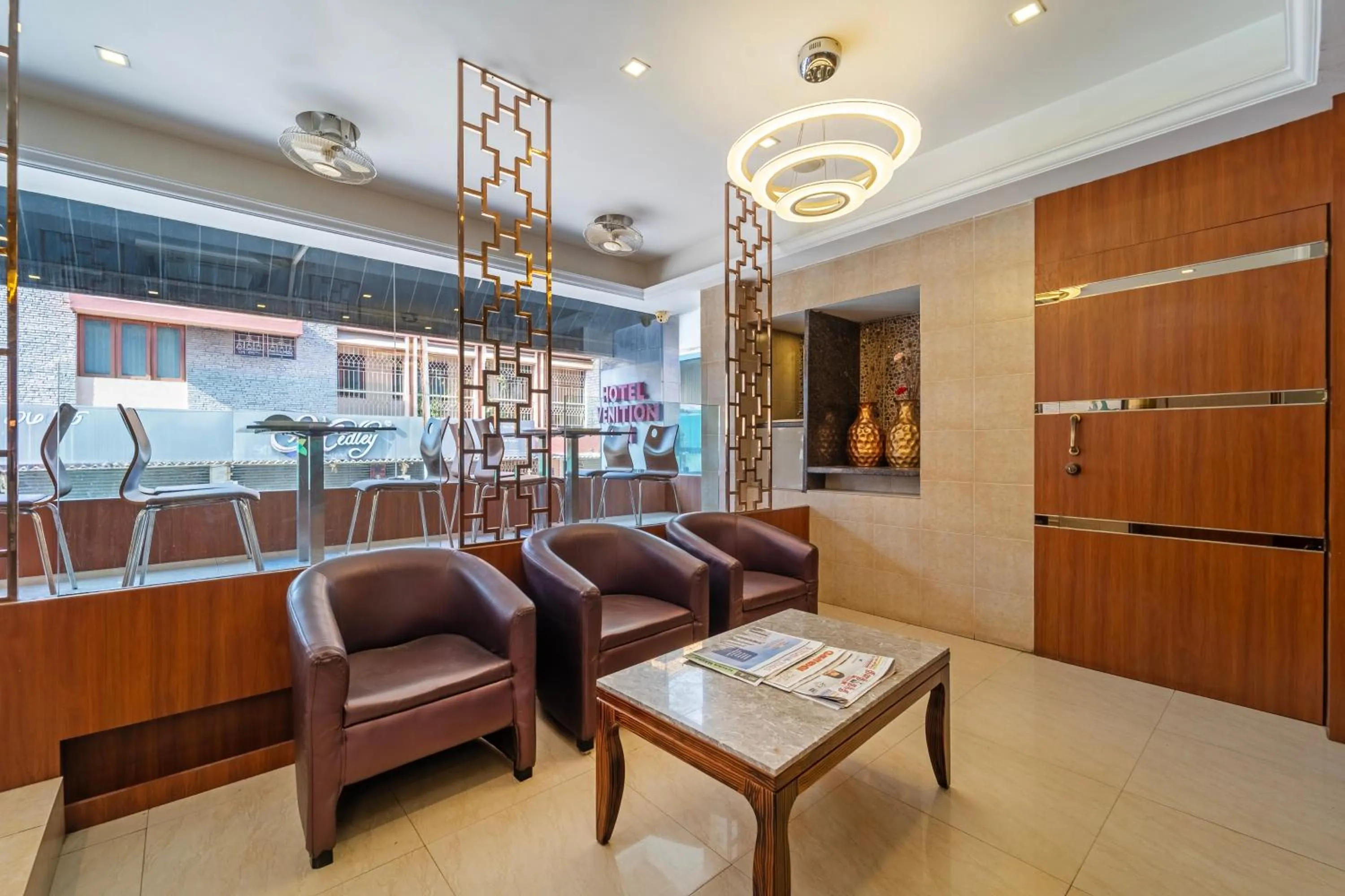 Seating area in Treebo Venition Inn