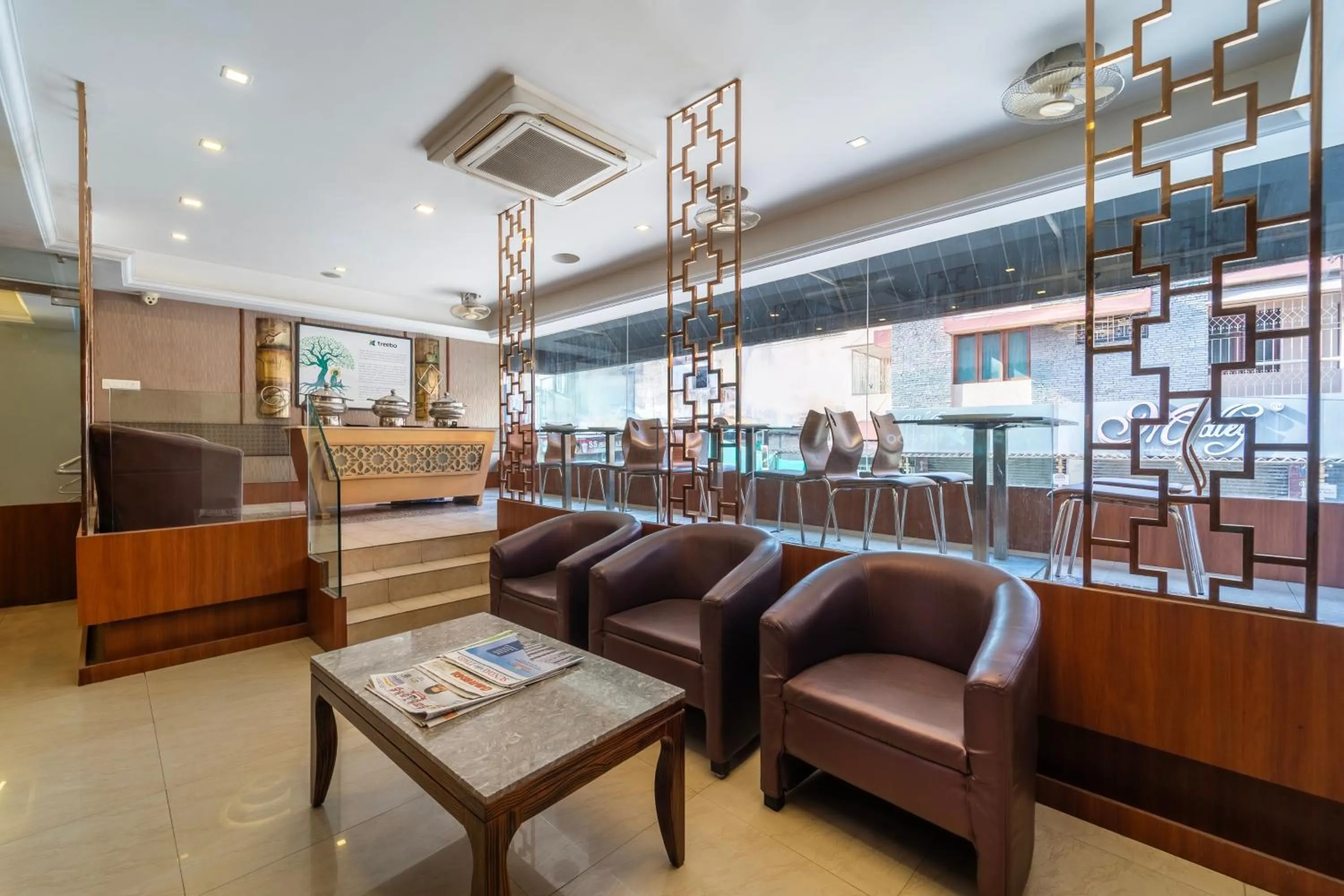 Seating area in Treebo Venition Inn