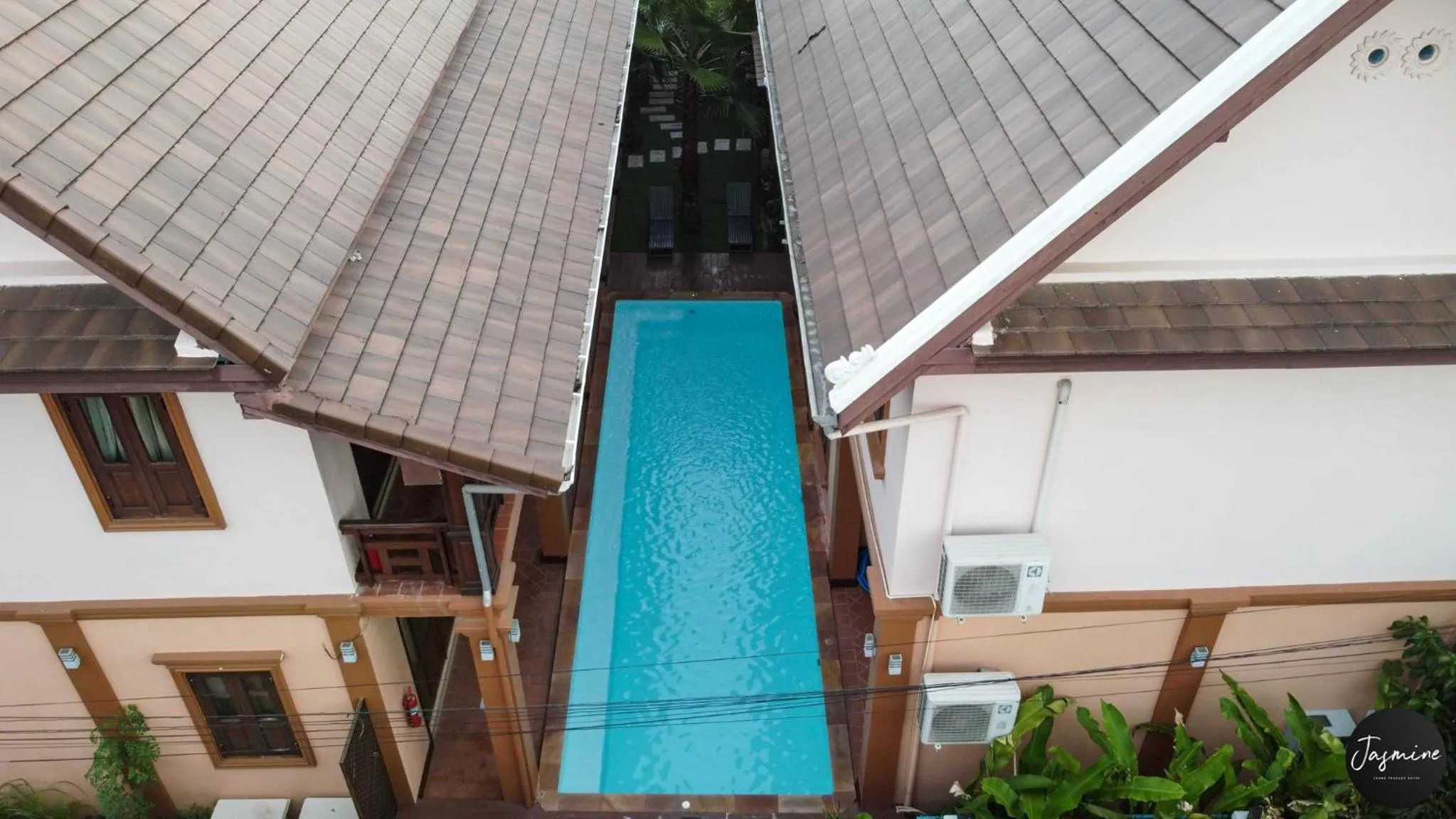 Pool view in Jasmine Luangprabang Hotel