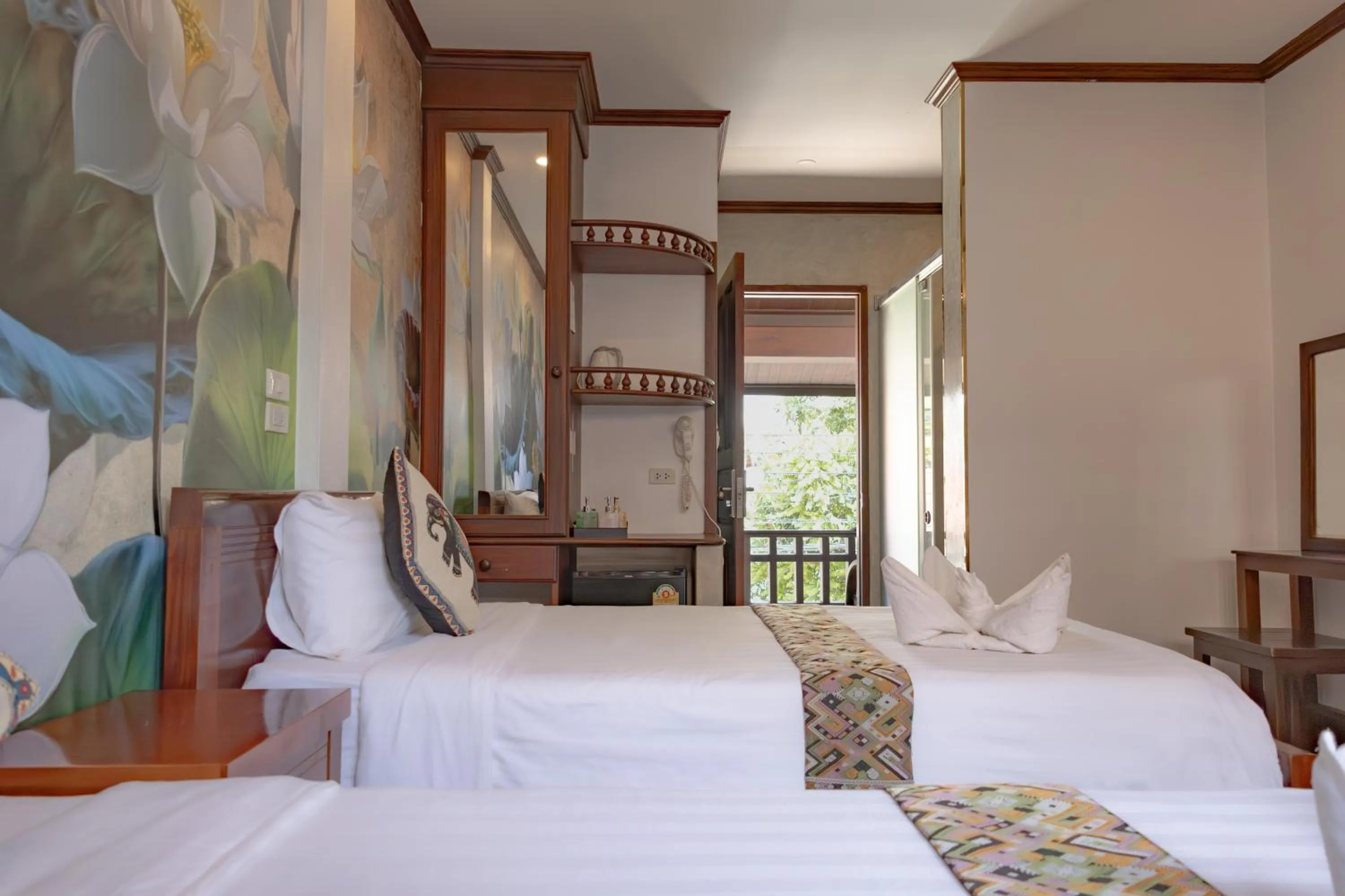 Photo of the whole room, Bed in Jasmine Luangprabang Hotel