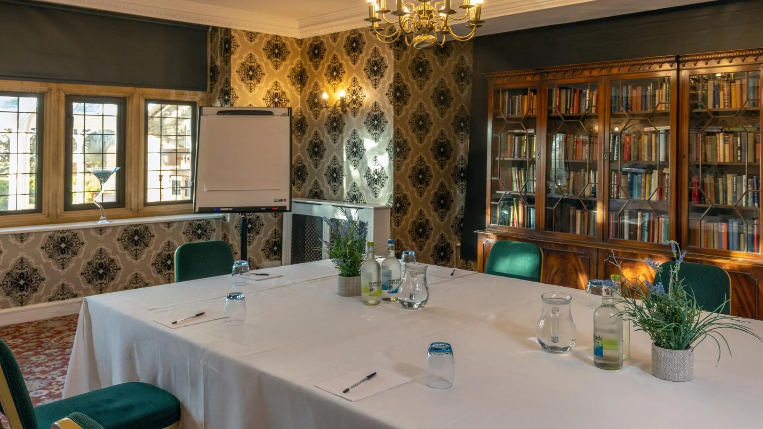 Library in Cricklade House Hotel, Sure Hotel Collection by Best Western