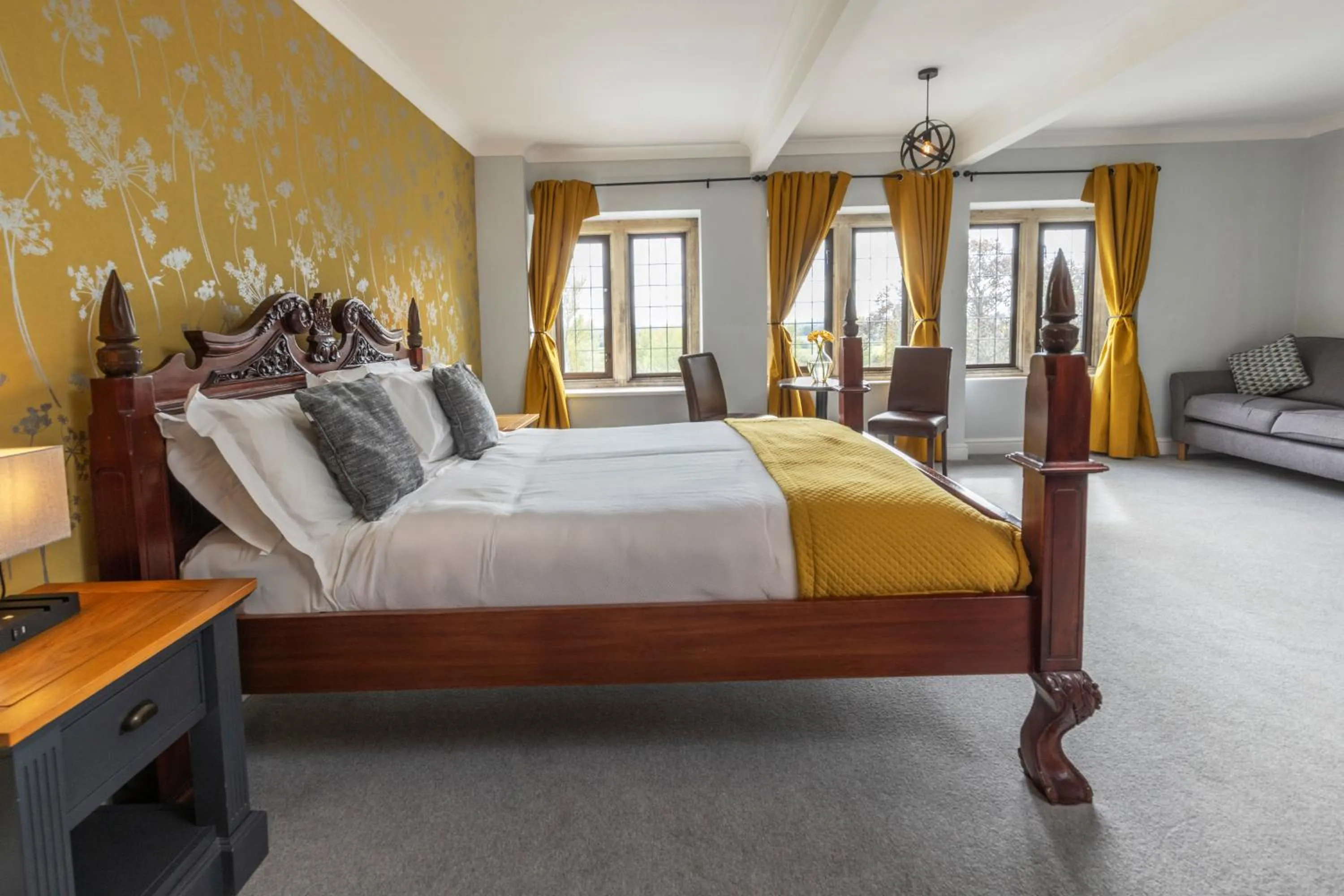 Bedroom, Bed in Cricklade House Hotel, Sure Hotel Collection by Best Western