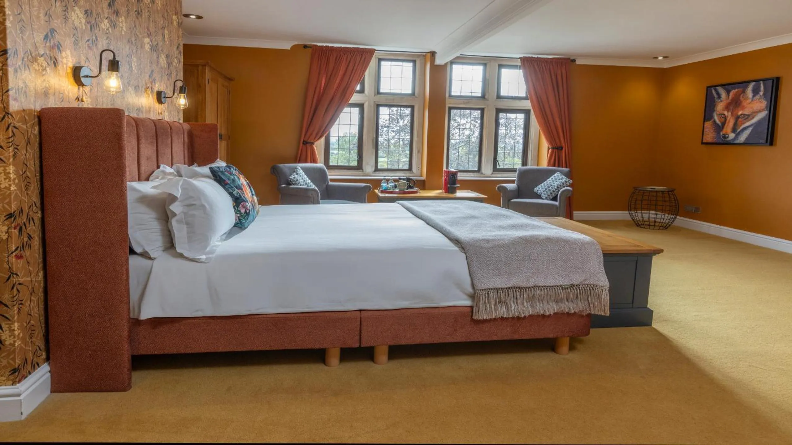 Bedroom, Bed in Cricklade House Hotel, Sure Hotel Collection by Best Western