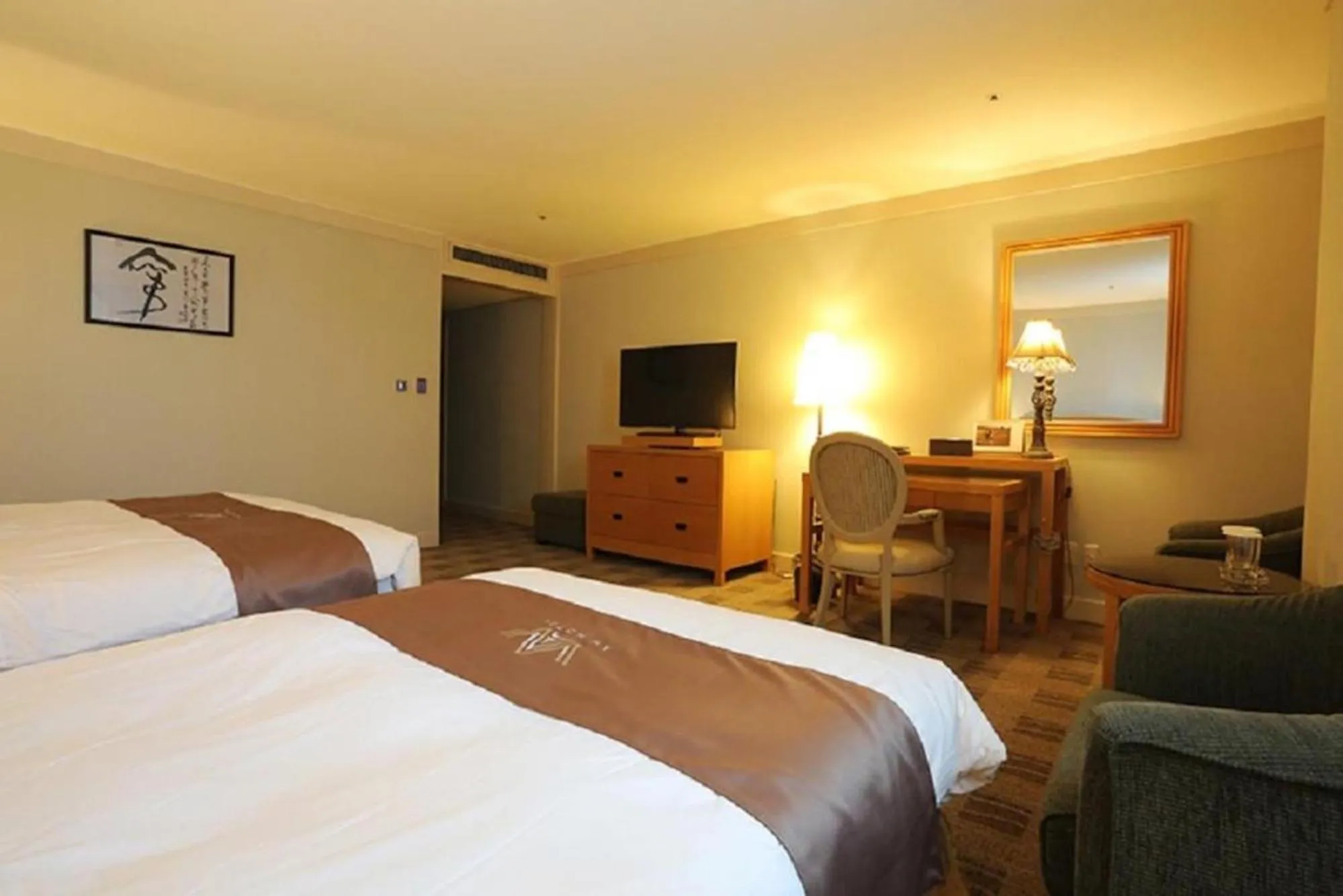 Bed in Daegu AW Hotel