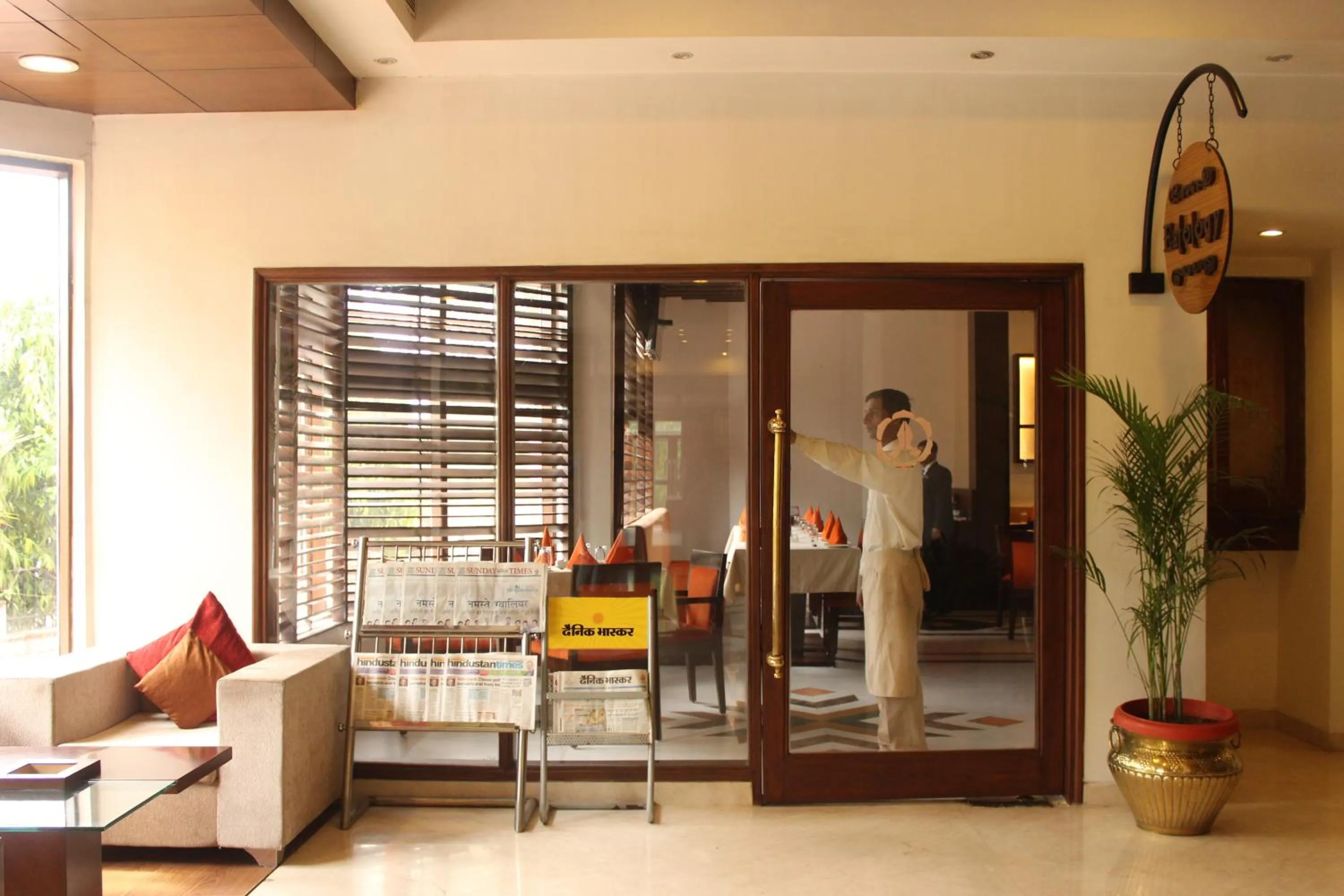 Seating area in Hotel Gwalior Regency