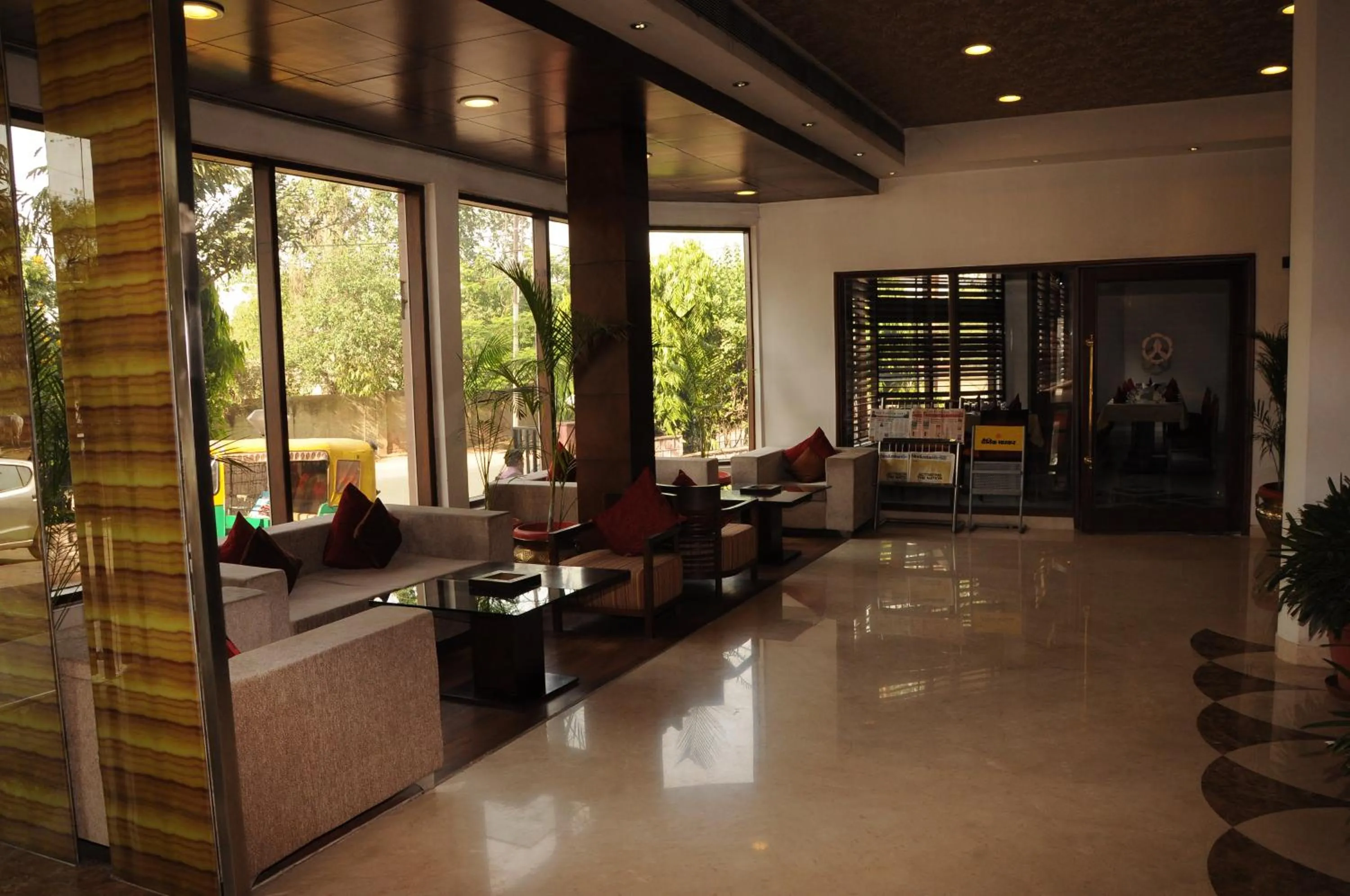 Seating area in Hotel Gwalior Regency