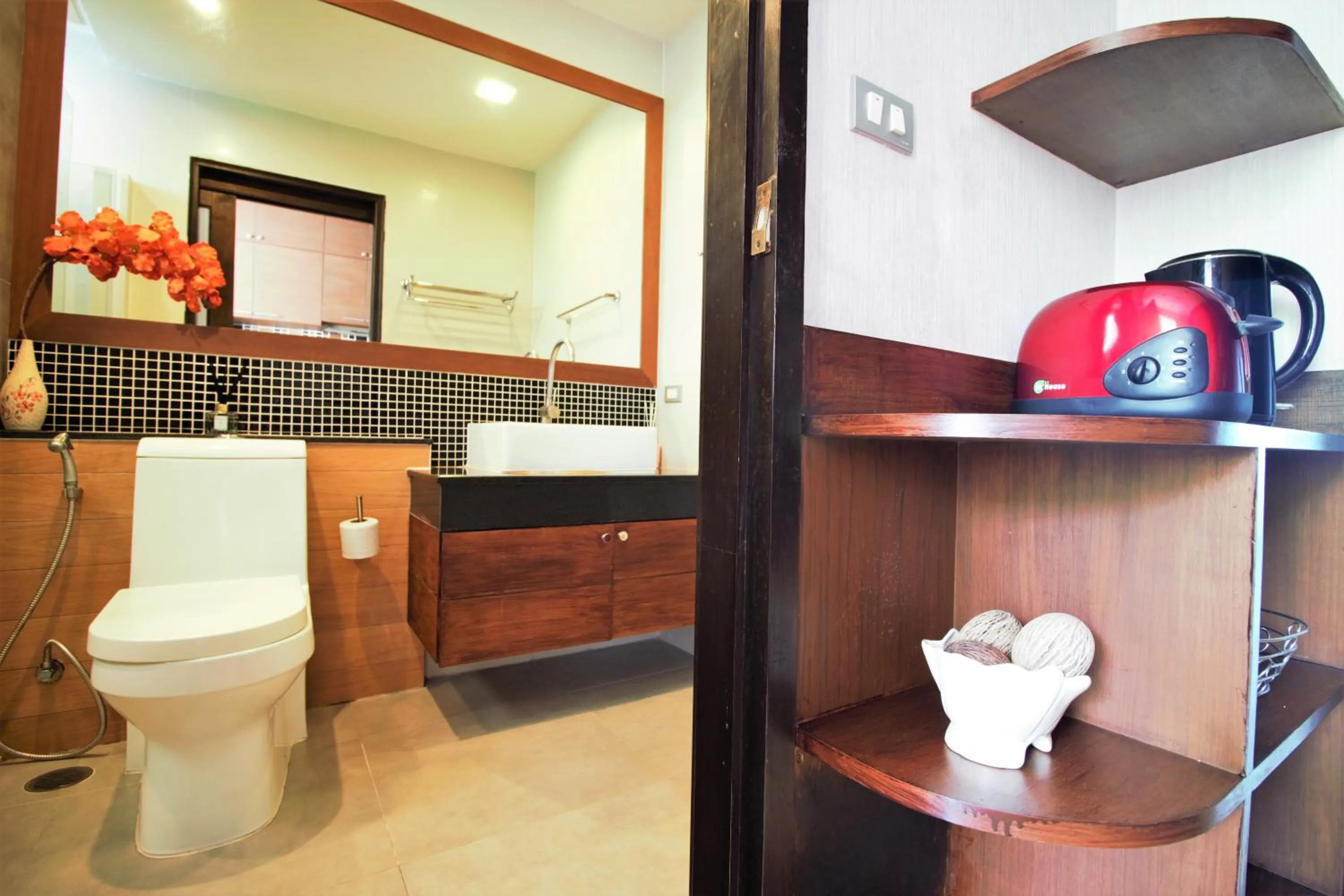 Bathroom in Sea & Sky Karon Beach by PHR