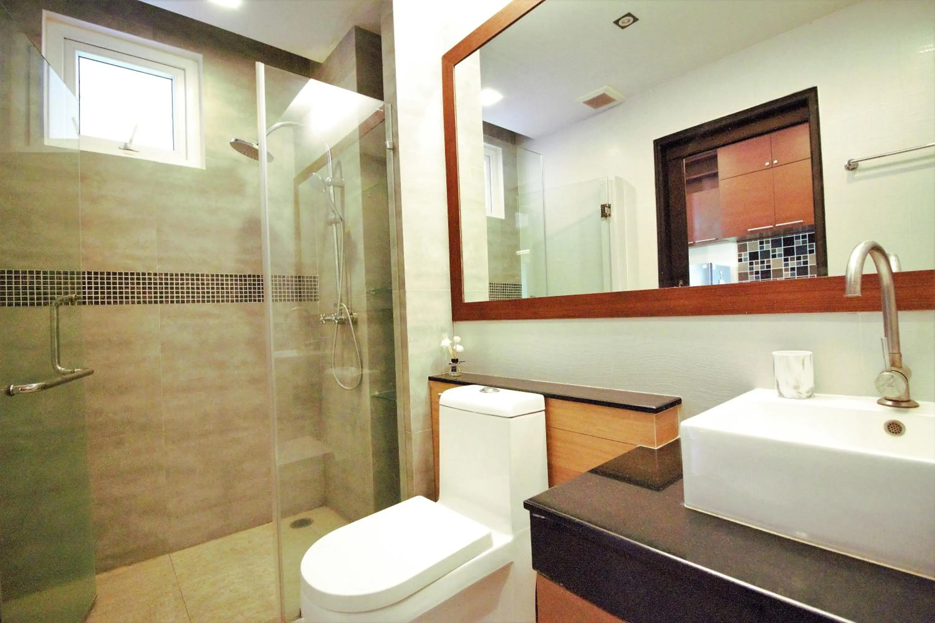 Bathroom in Sea & Sky Karon Beach by PHR