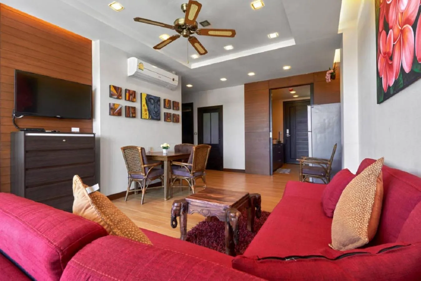 TV and multimedia, Seating Area in Sea & Sky Karon Beach by PHR