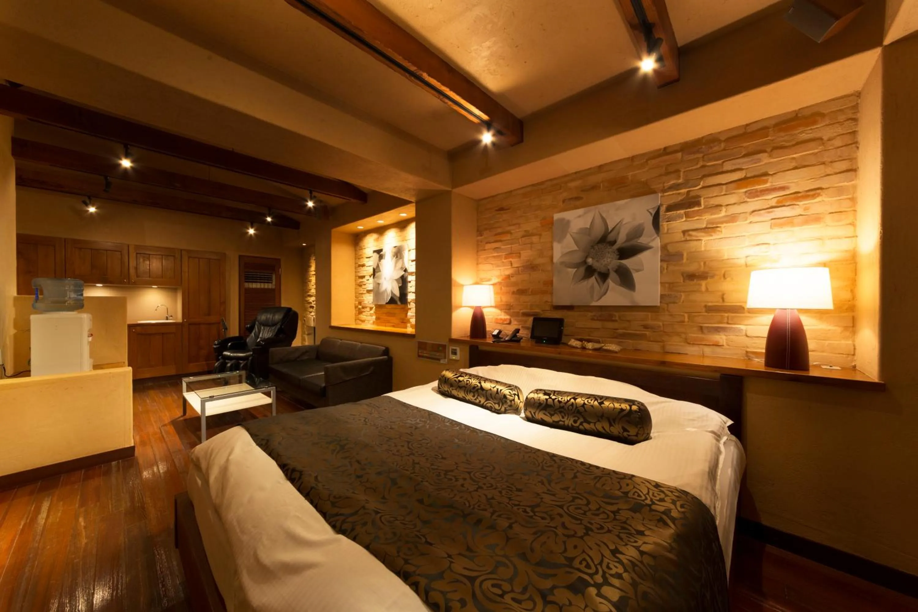 Bedroom, Bed in Hotel Lotus Nara (Adult Only)