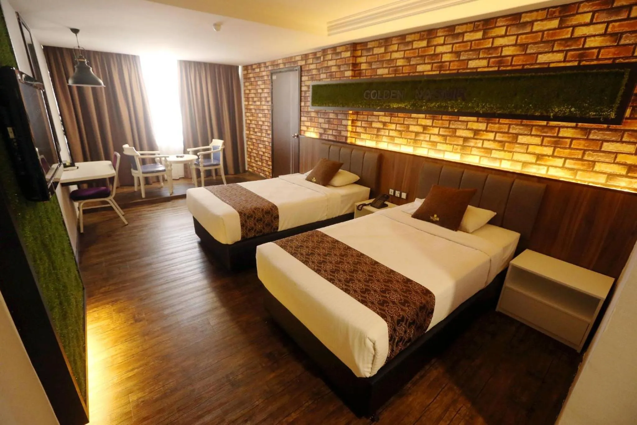 Bed in Golden Nasmir Hotel