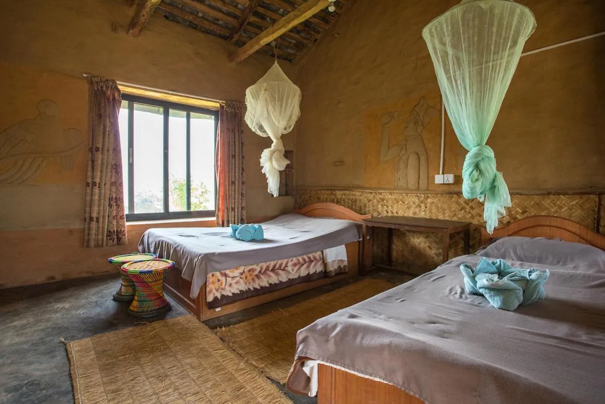 Bed in Annapurna Eco Village