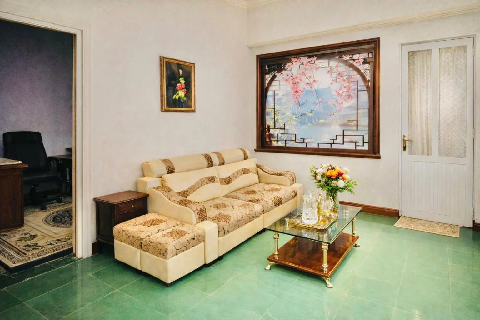 Living room in Nam My Van Homestay - Thai Nguyen