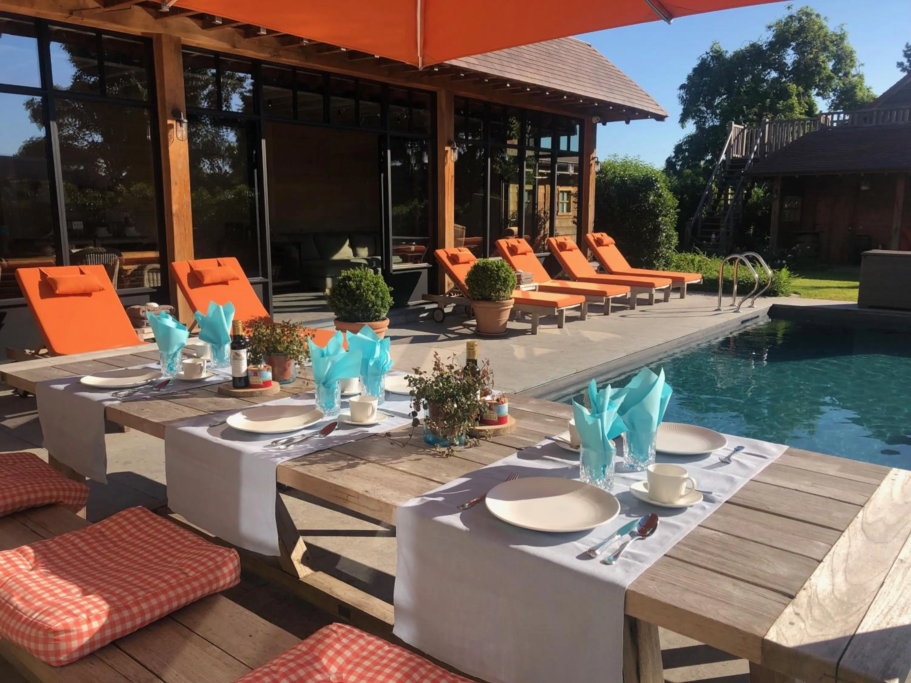 Garden view in B&B d'Oude Brouwerij