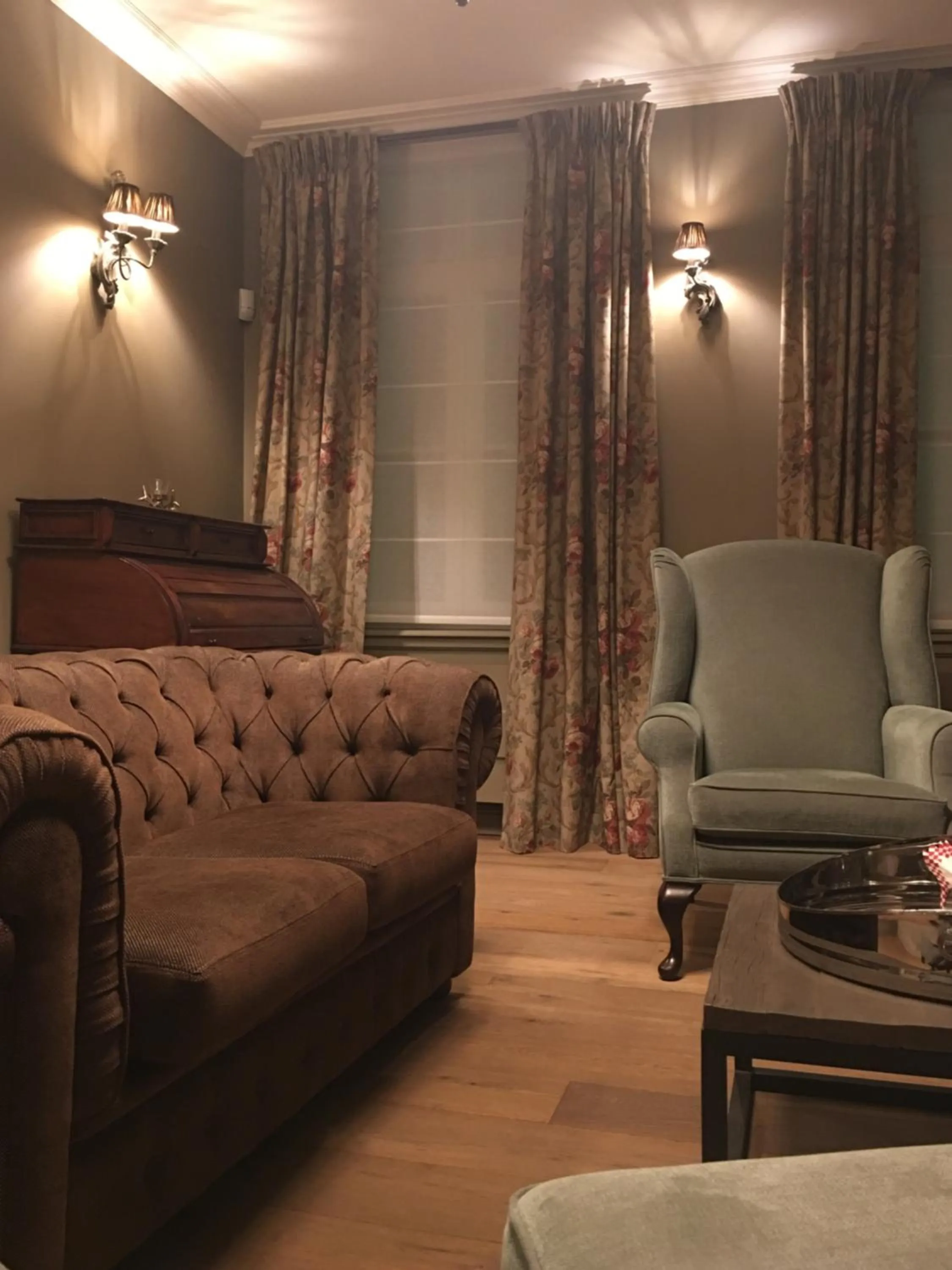 Communal lounge/ TV room in B&B d'Oude Brouwerij