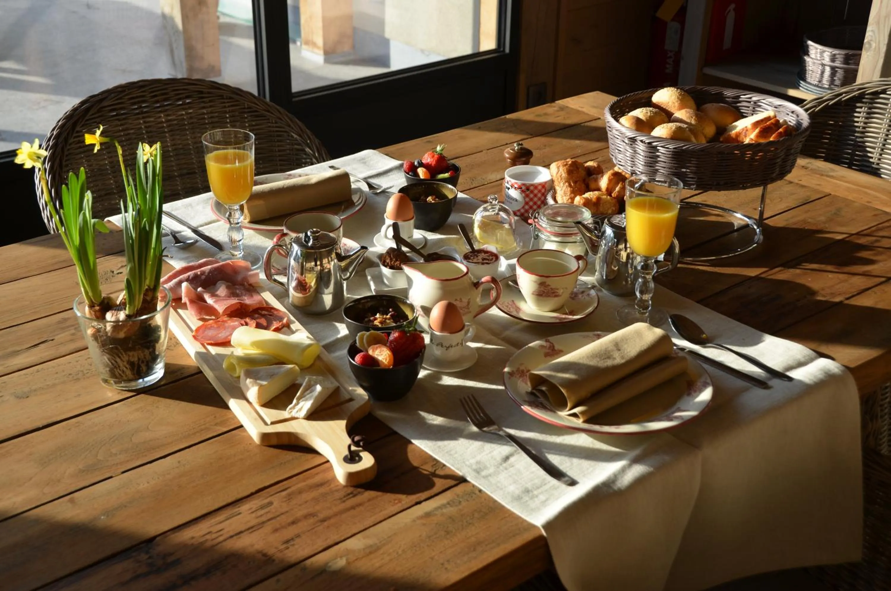 Continental breakfast in B&B d'Oude Brouwerij