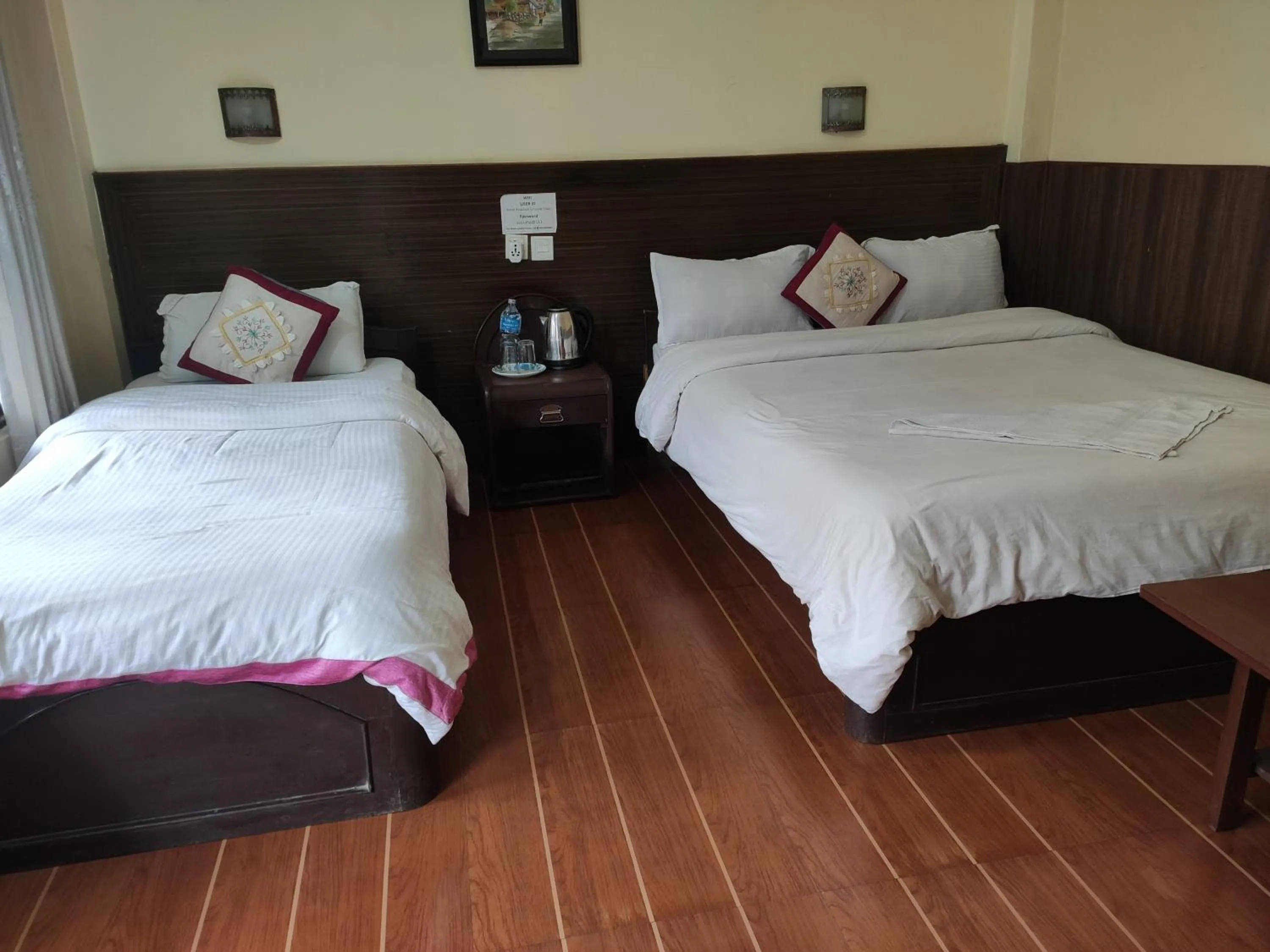 Bed in Peacock - a family-run hotel