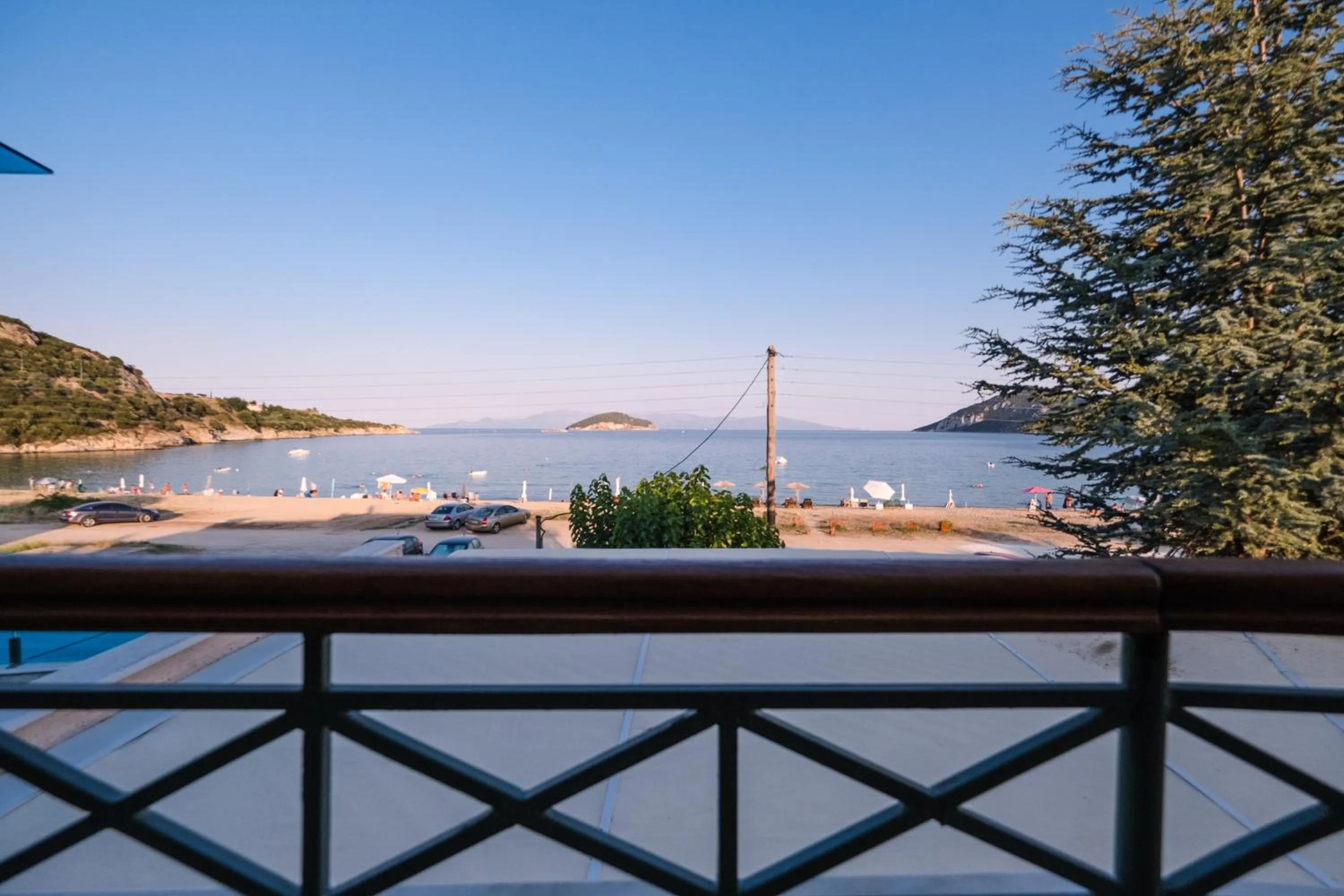 Balcony/Terrace in Blue Crystal Villa