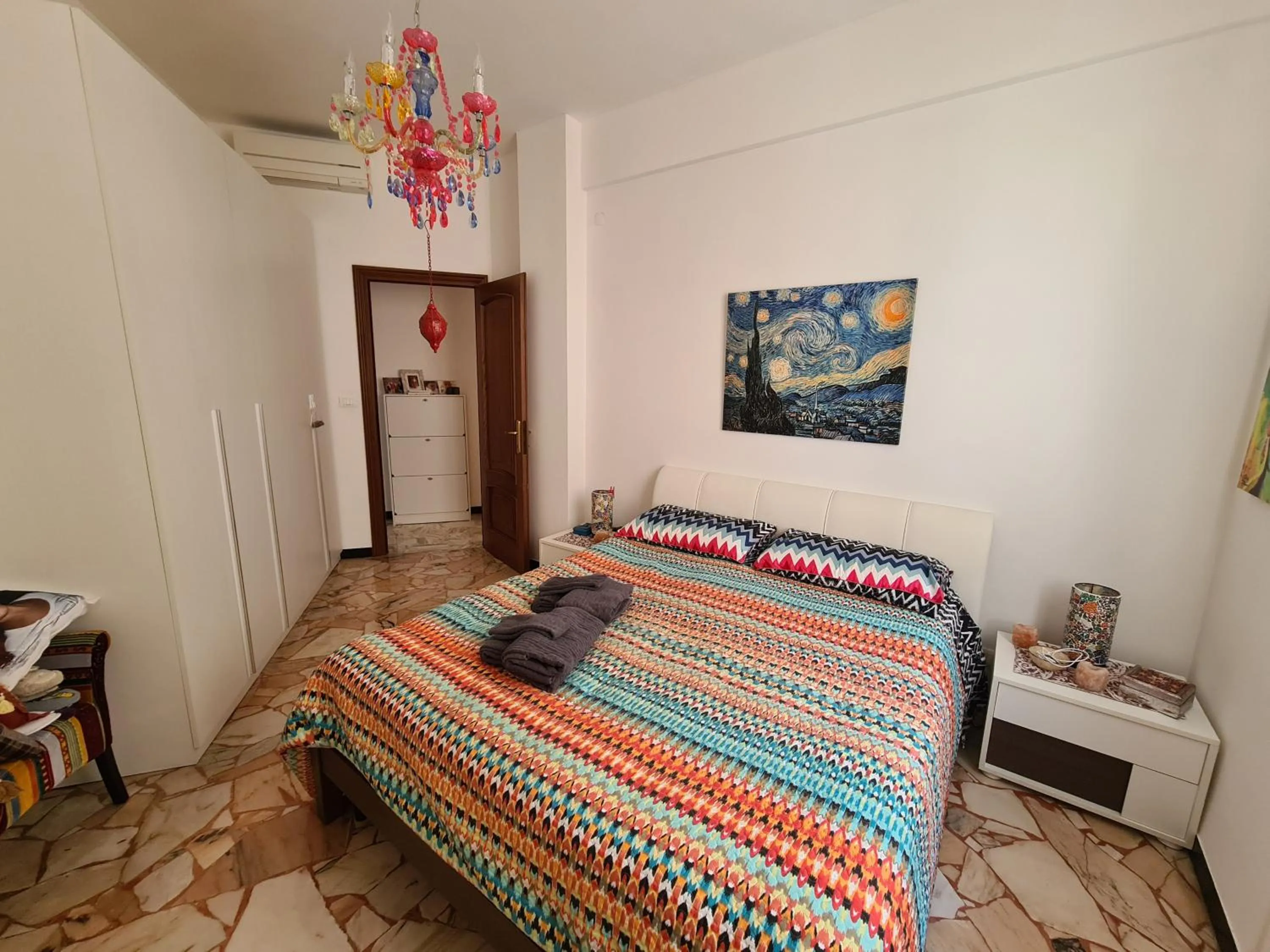 Bedroom, Bed in Turchino Apartment & Terrazza della Luisa by PortofinoVacanze