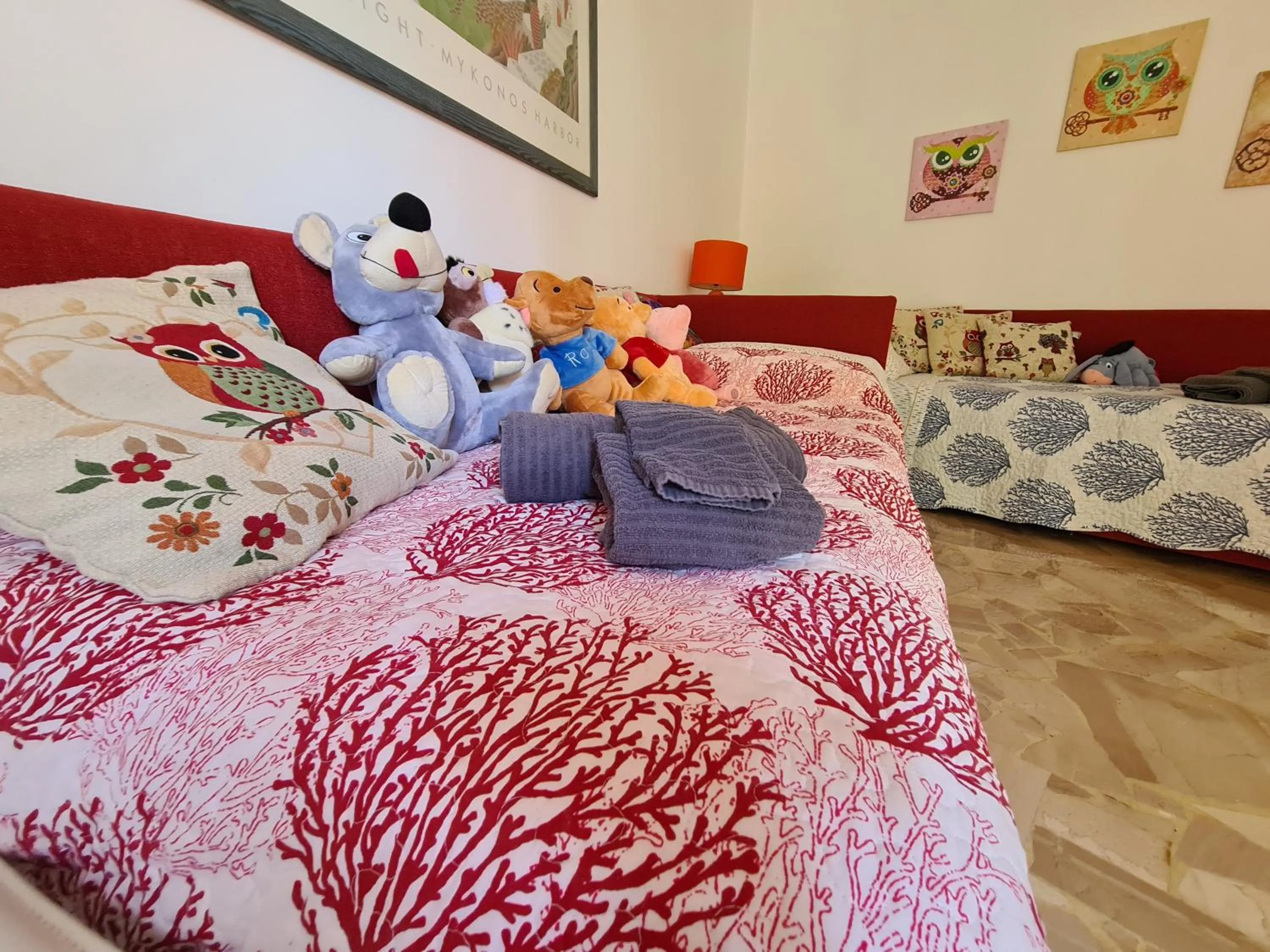 Bed in Turchino Apartment & Terrazza della Luisa by PortofinoVacanze