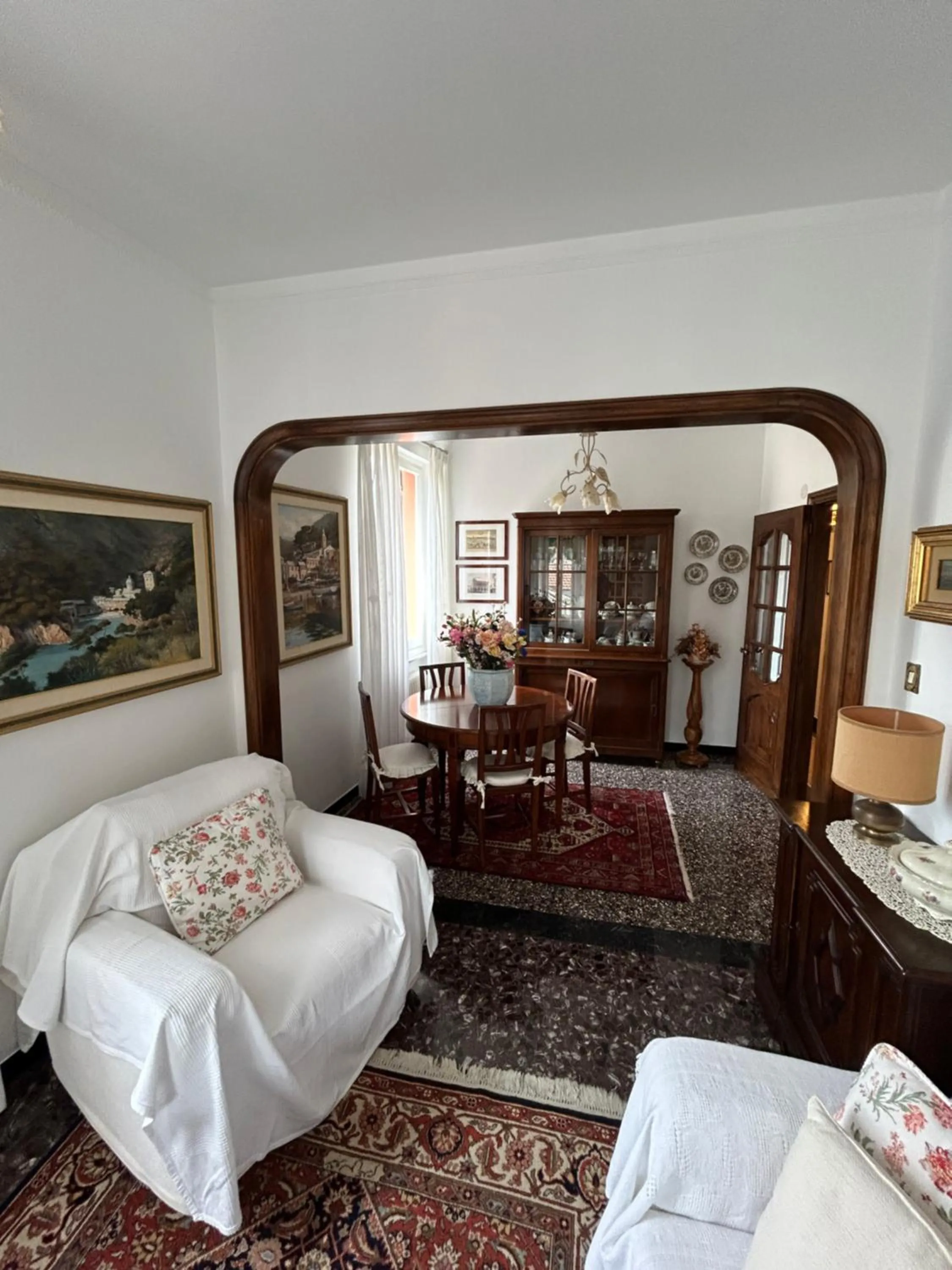 Living room, Bed in Turchino Apartment & Terrazza della Luisa by PortofinoVacanze