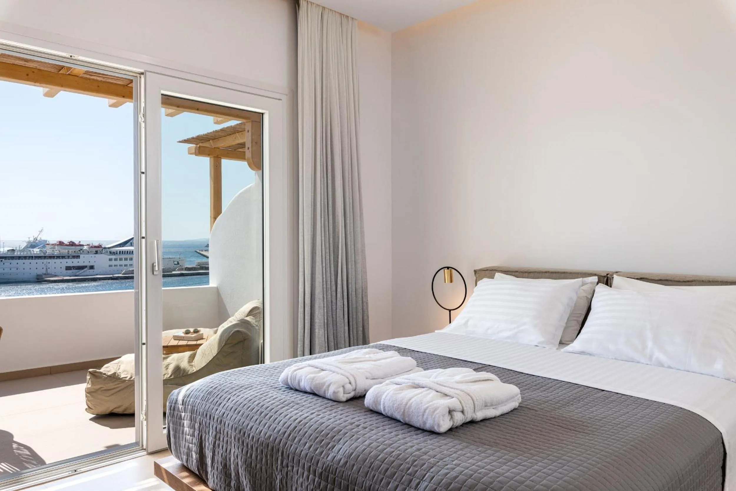 Photo of the whole room, Bed in Avra Mykonos