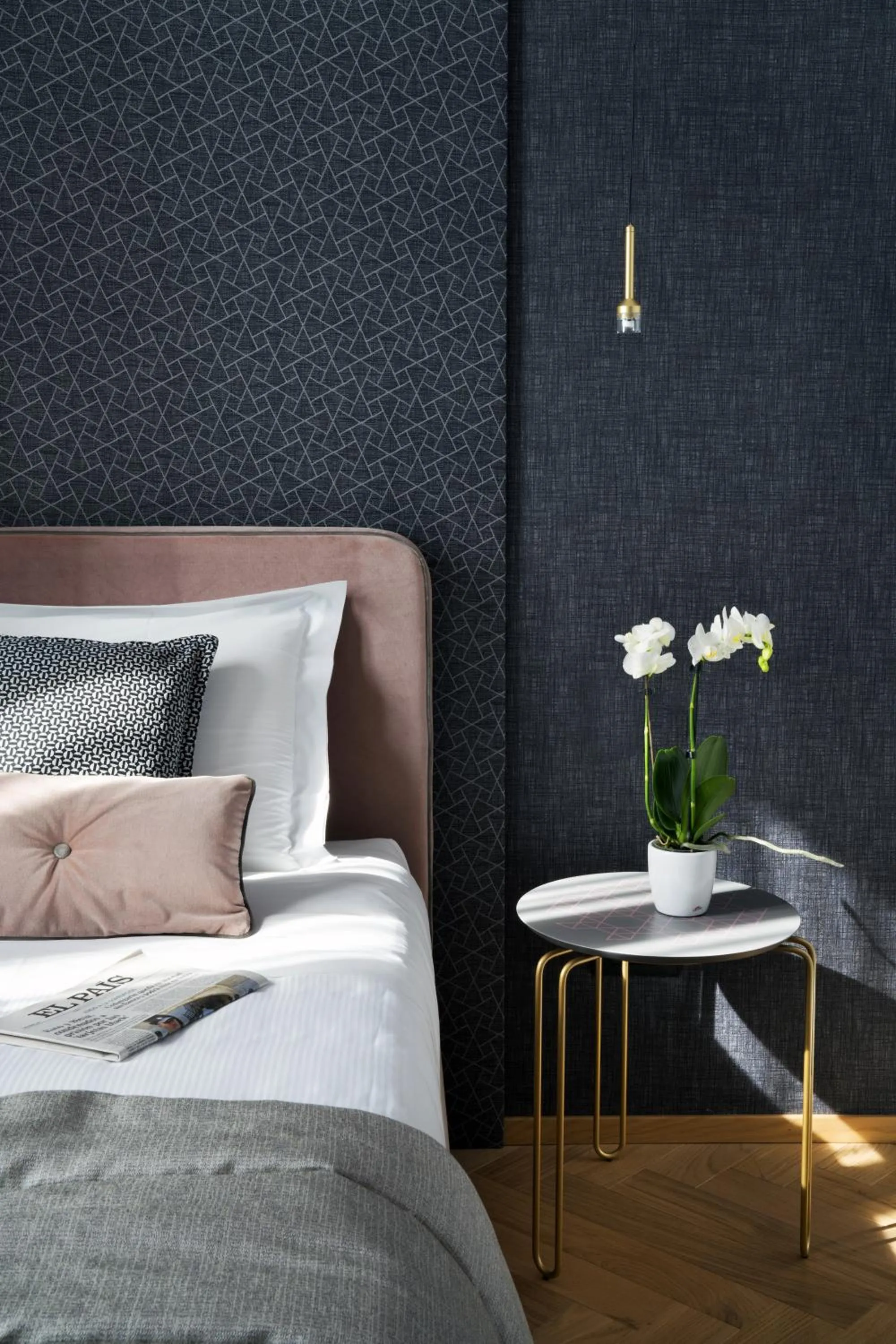 Decorative detail, Bed in Conti Guest House