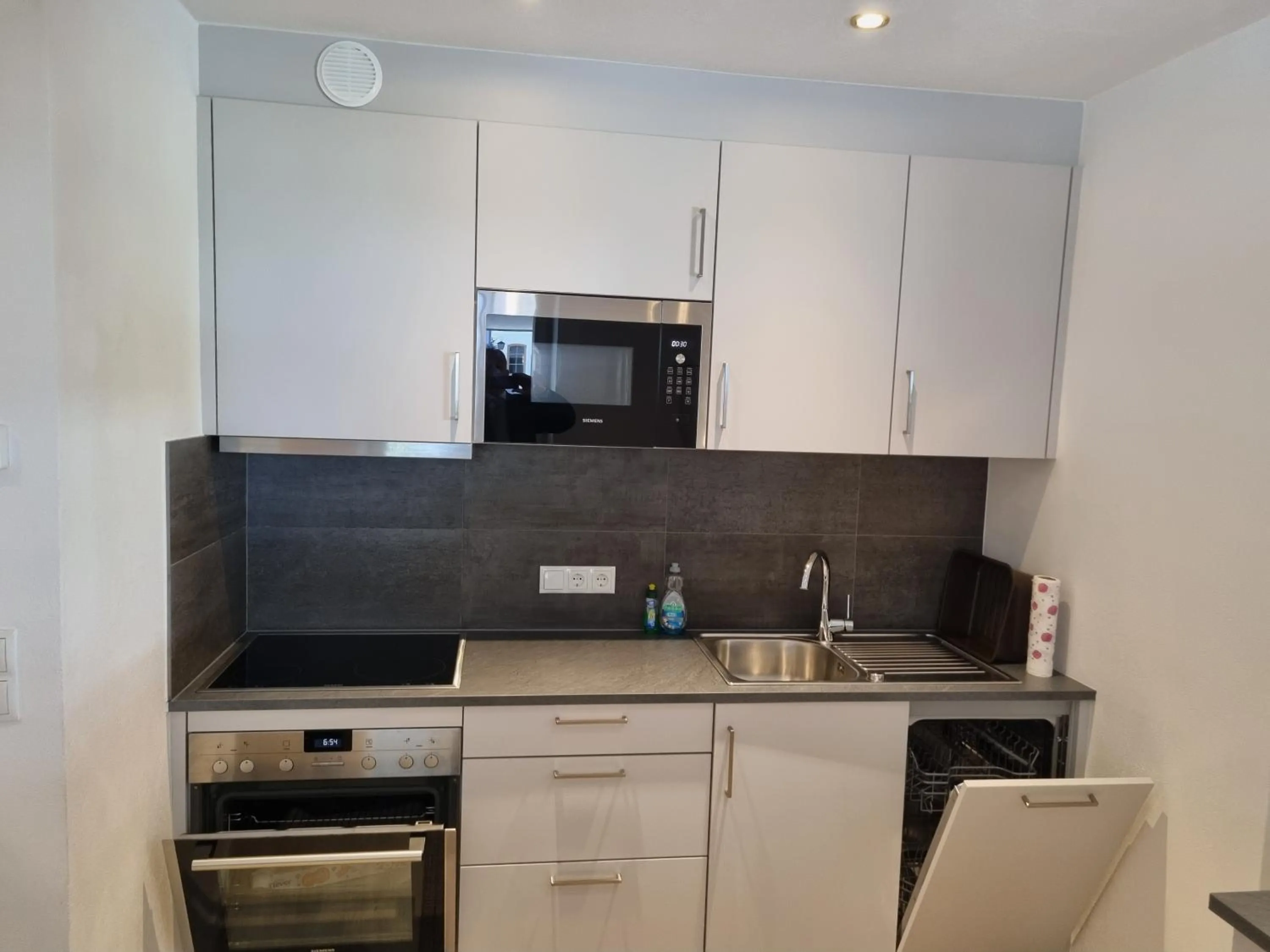 Kitchen or kitchenette in Appartements KALSWIRT