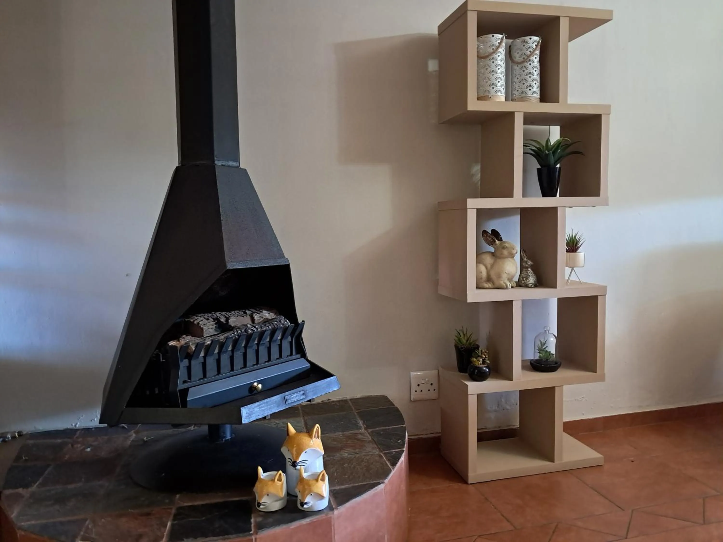 Lounge or bar in Jakkalsdraai Guest House