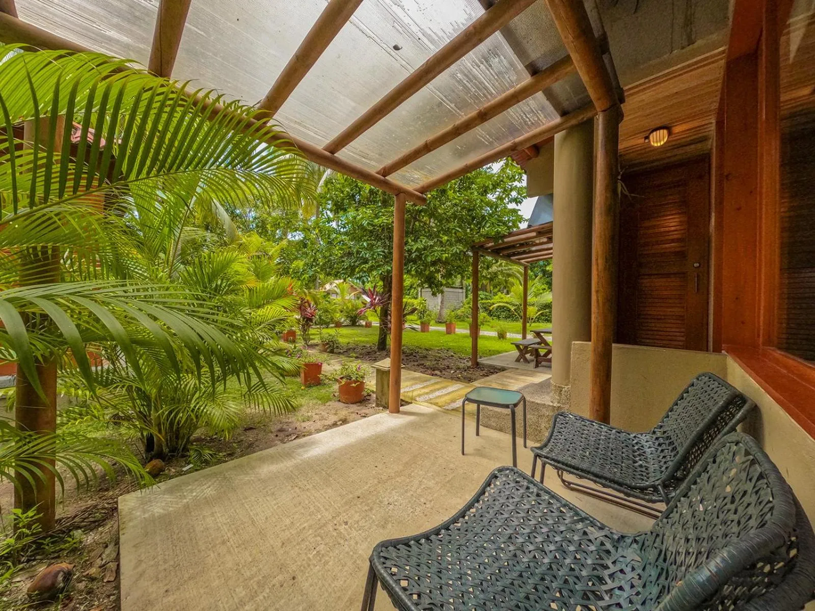 Patio in Hotel Chiniu