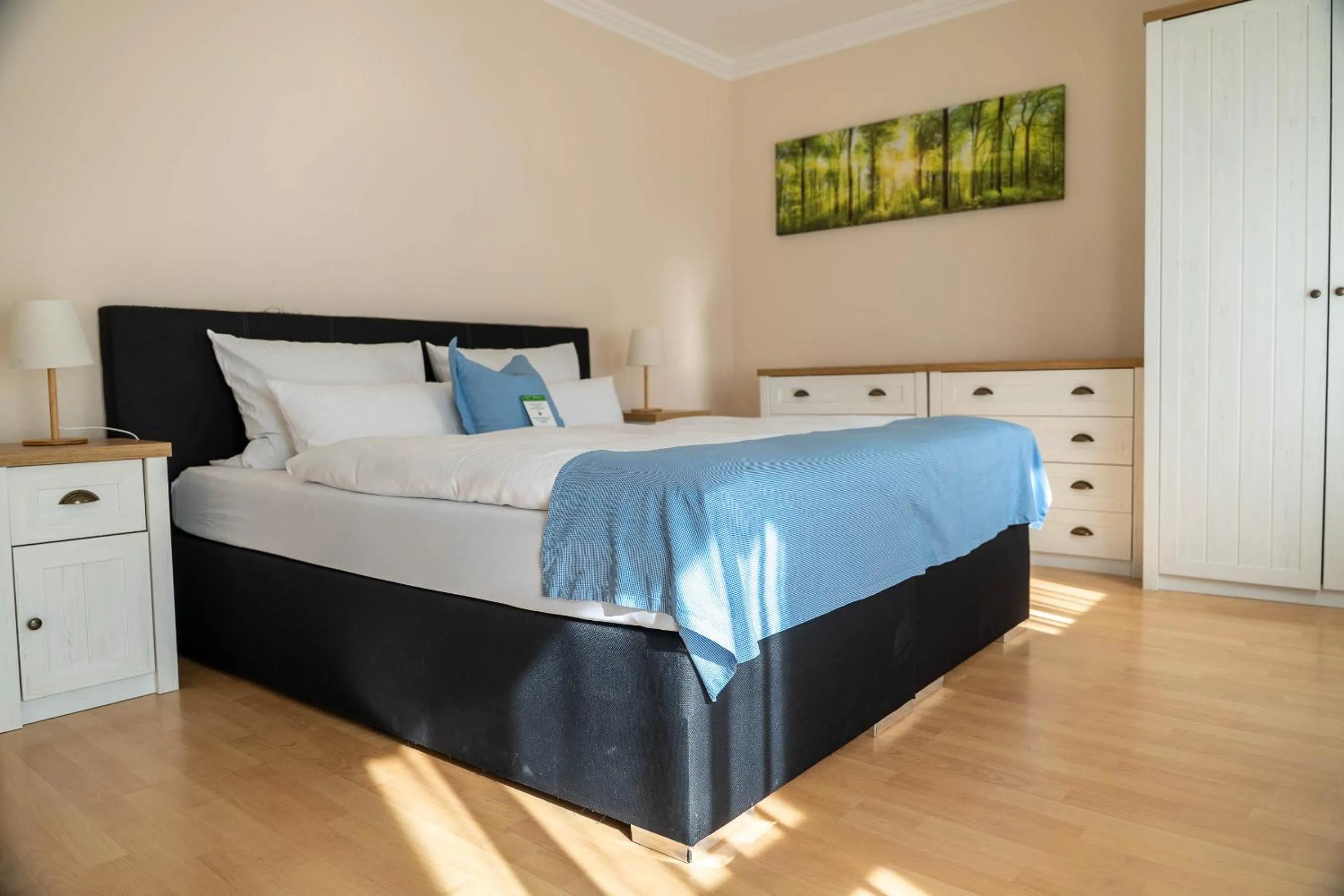 Bed in Hotel & Restaurant Zum Reussenstein