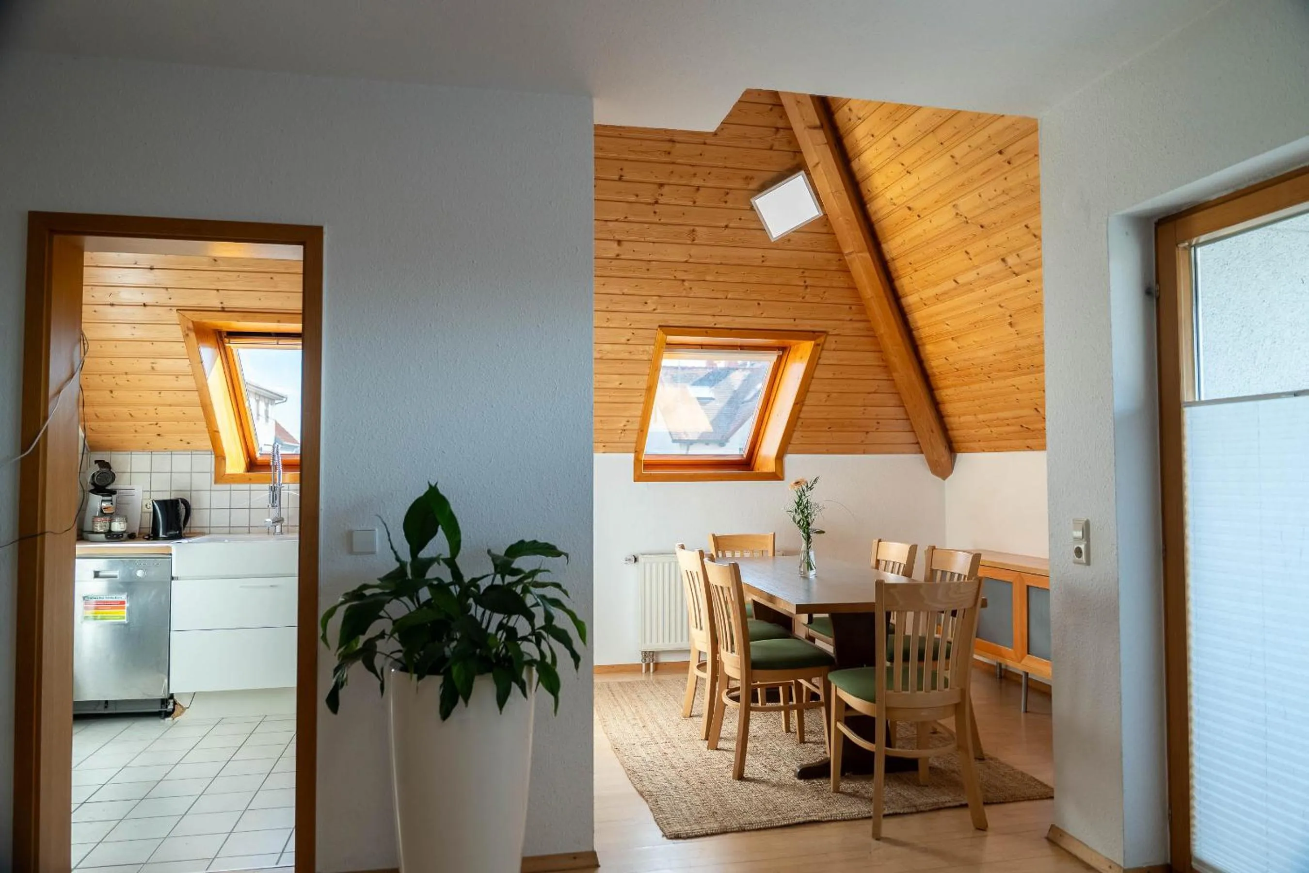 Kitchen or kitchenette in Hotel & Restaurant Zum Reussenstein