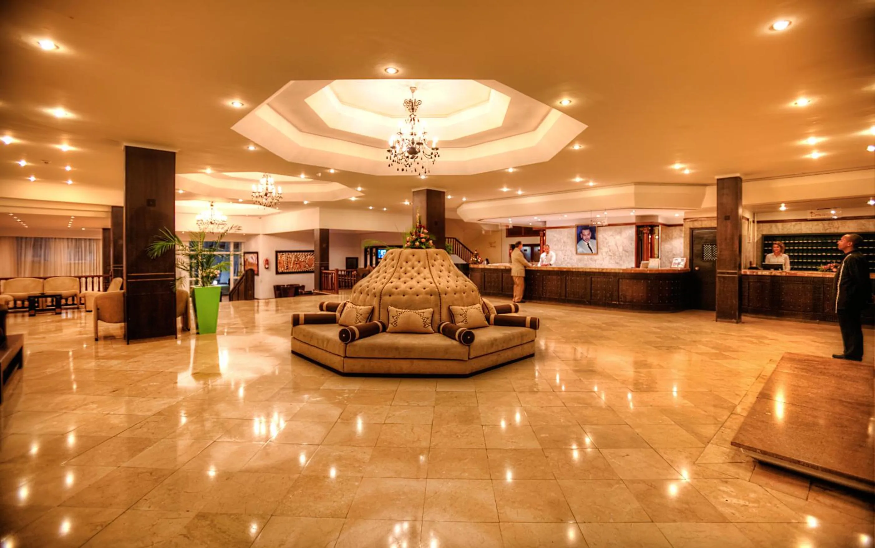 Lobby or reception in Casablanca Le Lido Thalasso & Spa (ex Riad Salam)