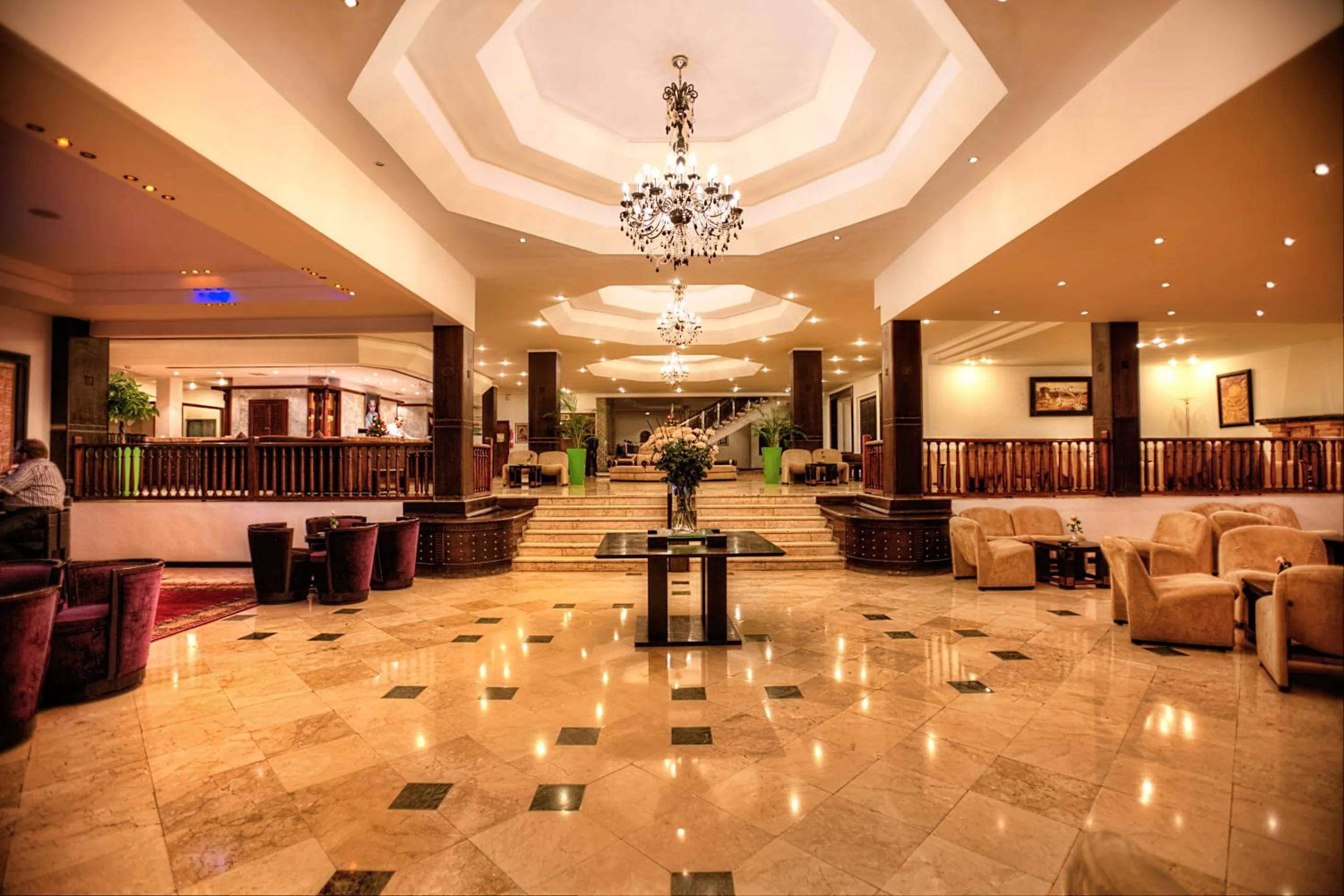 Communal lounge/ TV room in Casablanca Le Lido Thalasso & Spa (ex Riad Salam)