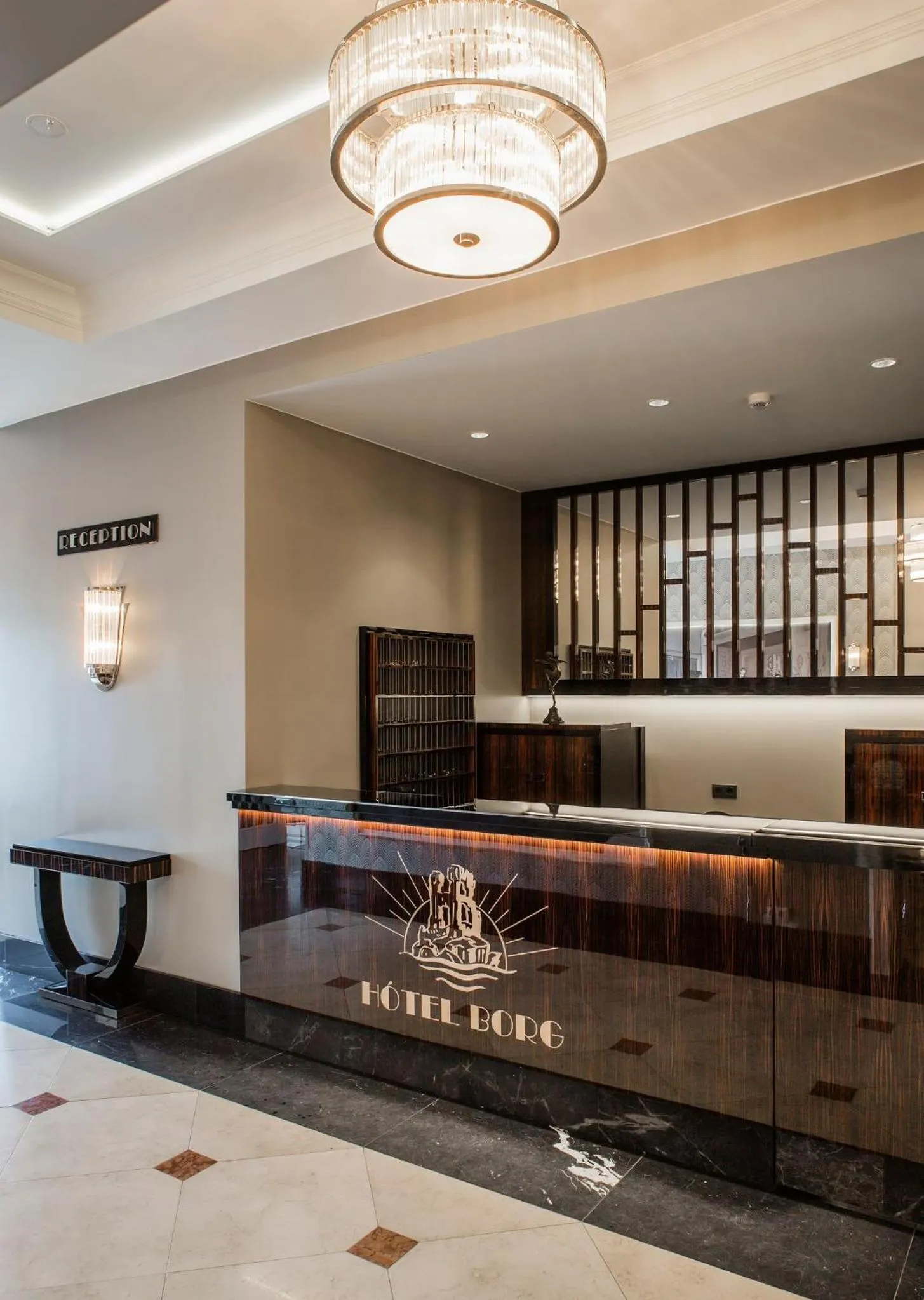 Lobby or reception in Hotel Borg by Keahotels