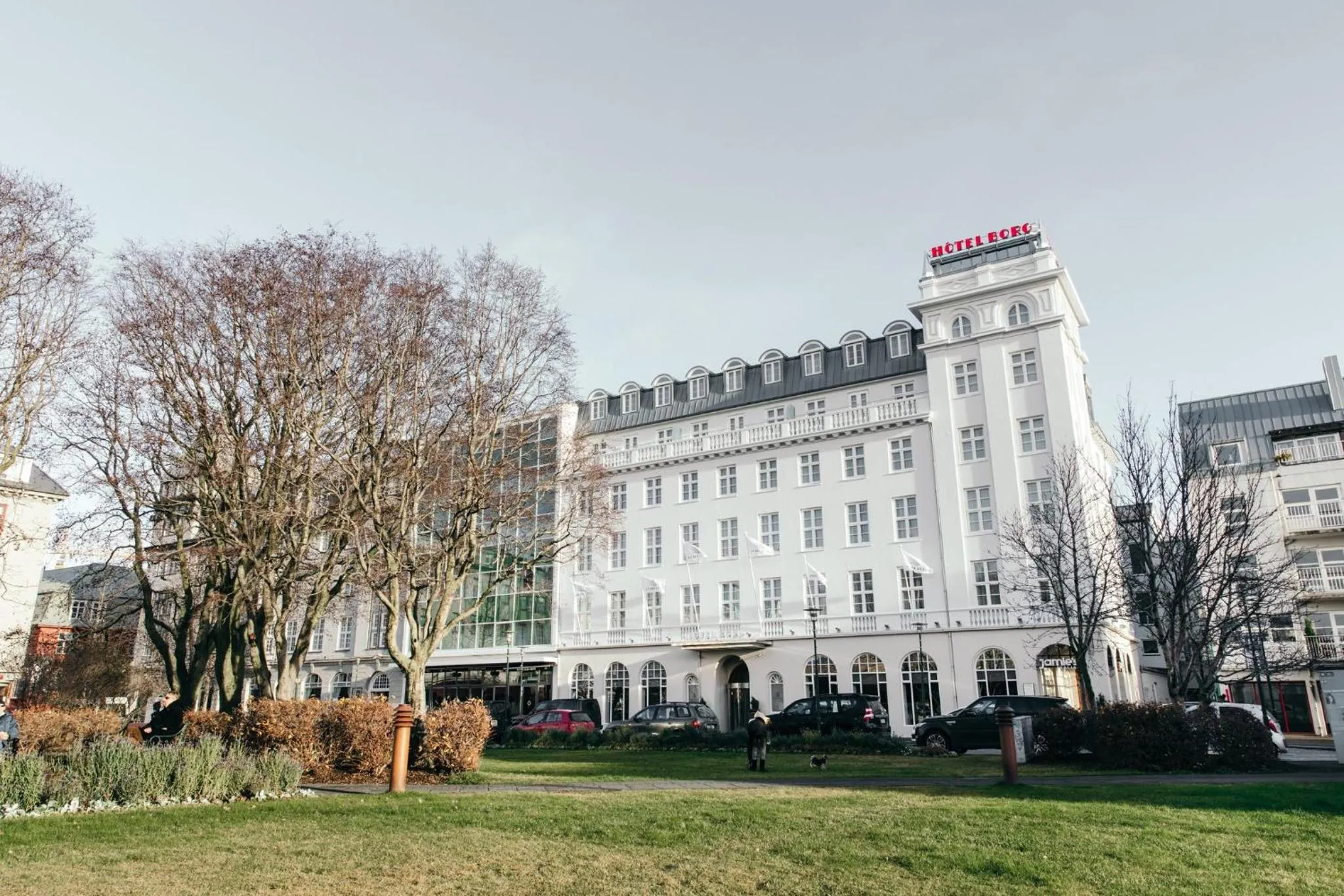 Facade/entrance in Hotel Borg by Keahotels